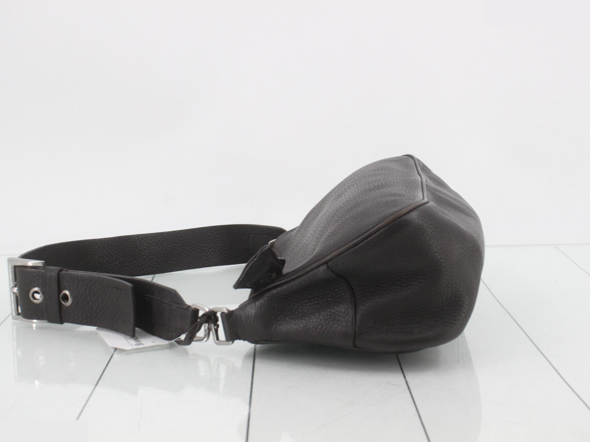 One-shoulder leather bag — view 4
