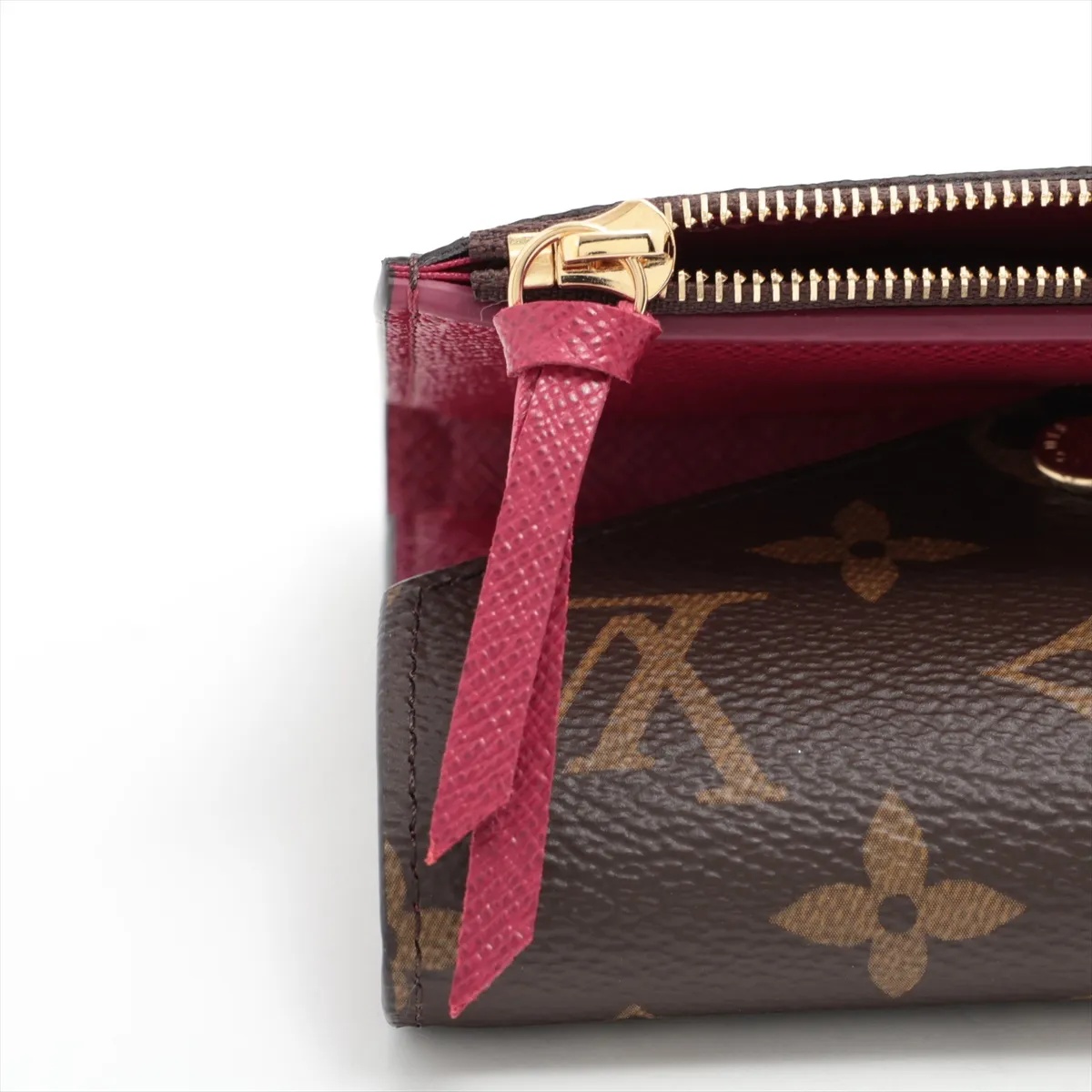 Monogram Portefeuille Victorine M41938 Fuchsia Compact Wallet (RFID detected) — view 8