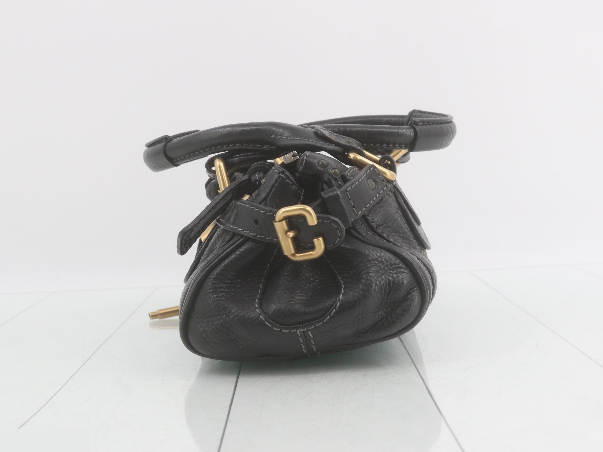 Mini Paddington (Bag) - Handbag, Leather, Black — view 3