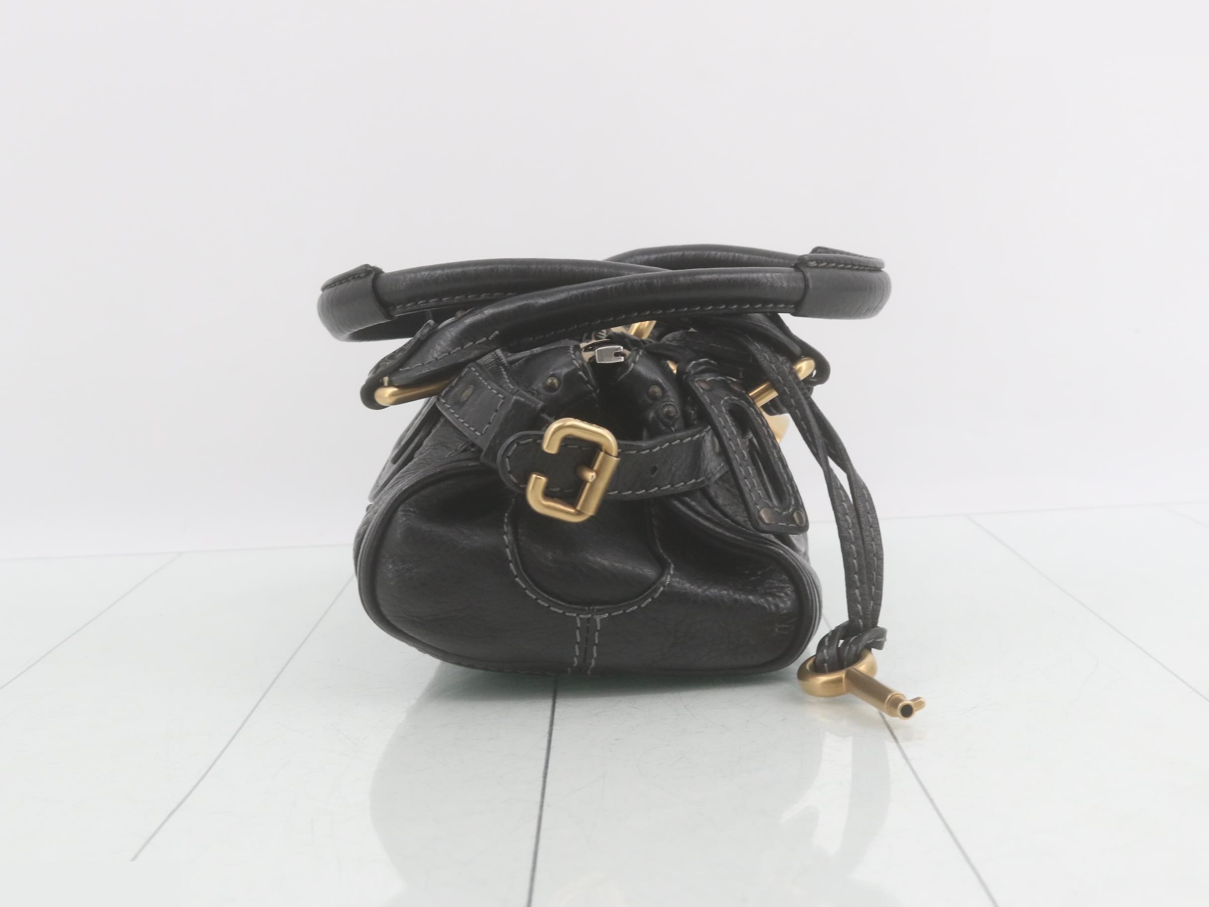 Mini Paddington (Bag) - Handbag, Leather, Black — view 4