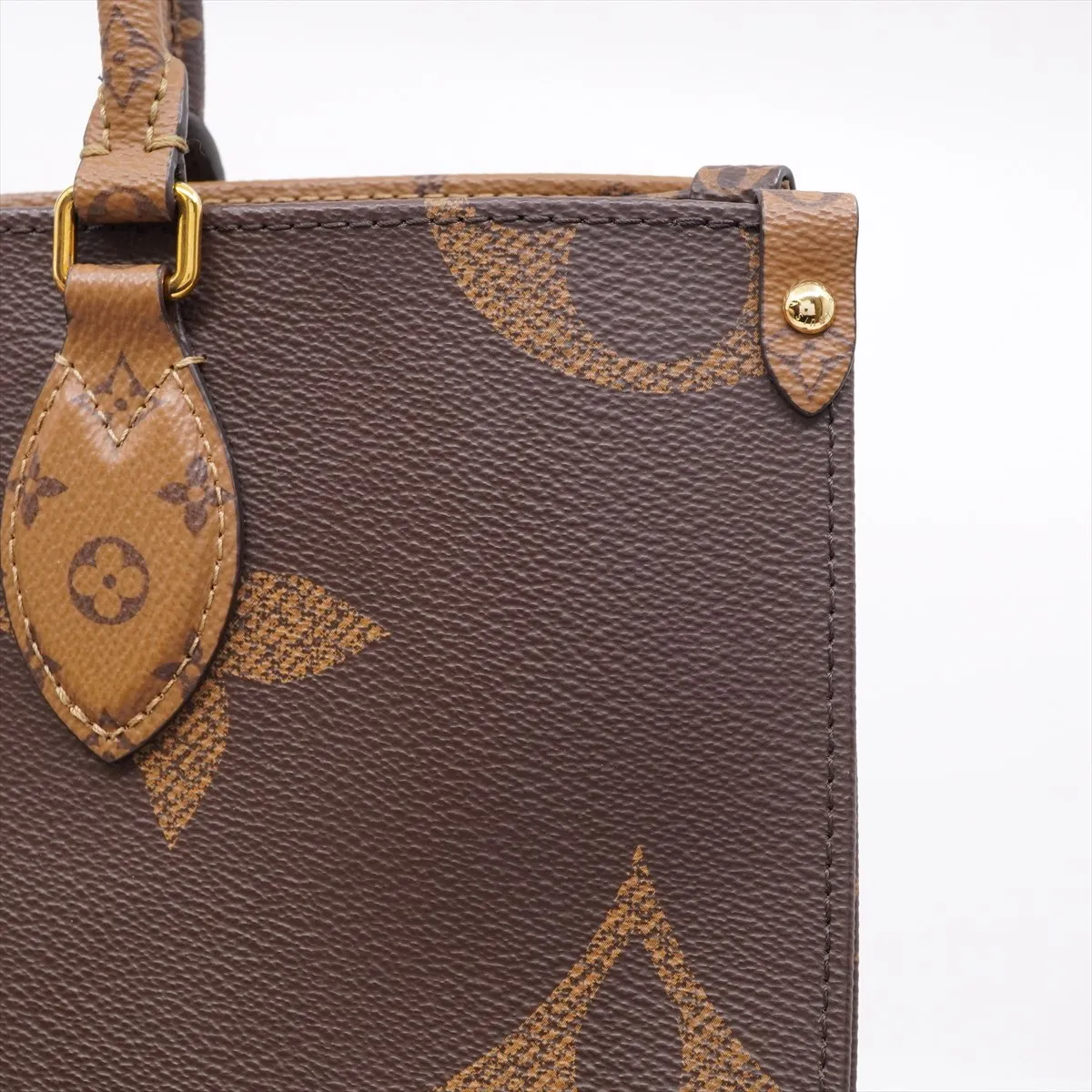 Giant Monogram Reverse OnTheGo MM M45321 FP1200 Brown Tote Bag. Includes dust bag. — view 14