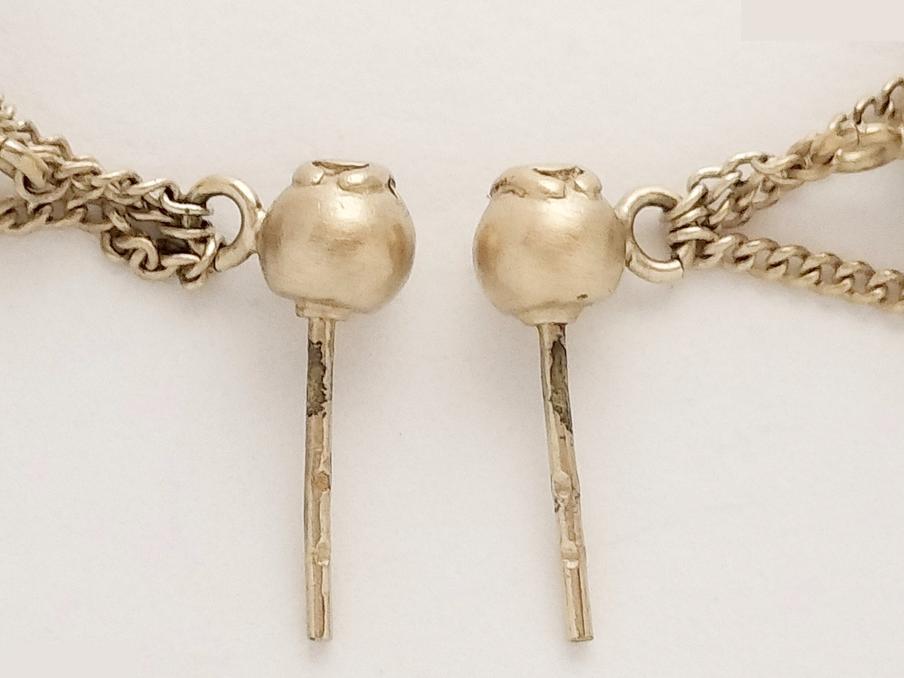 Coco dangling gold earrings — view 4