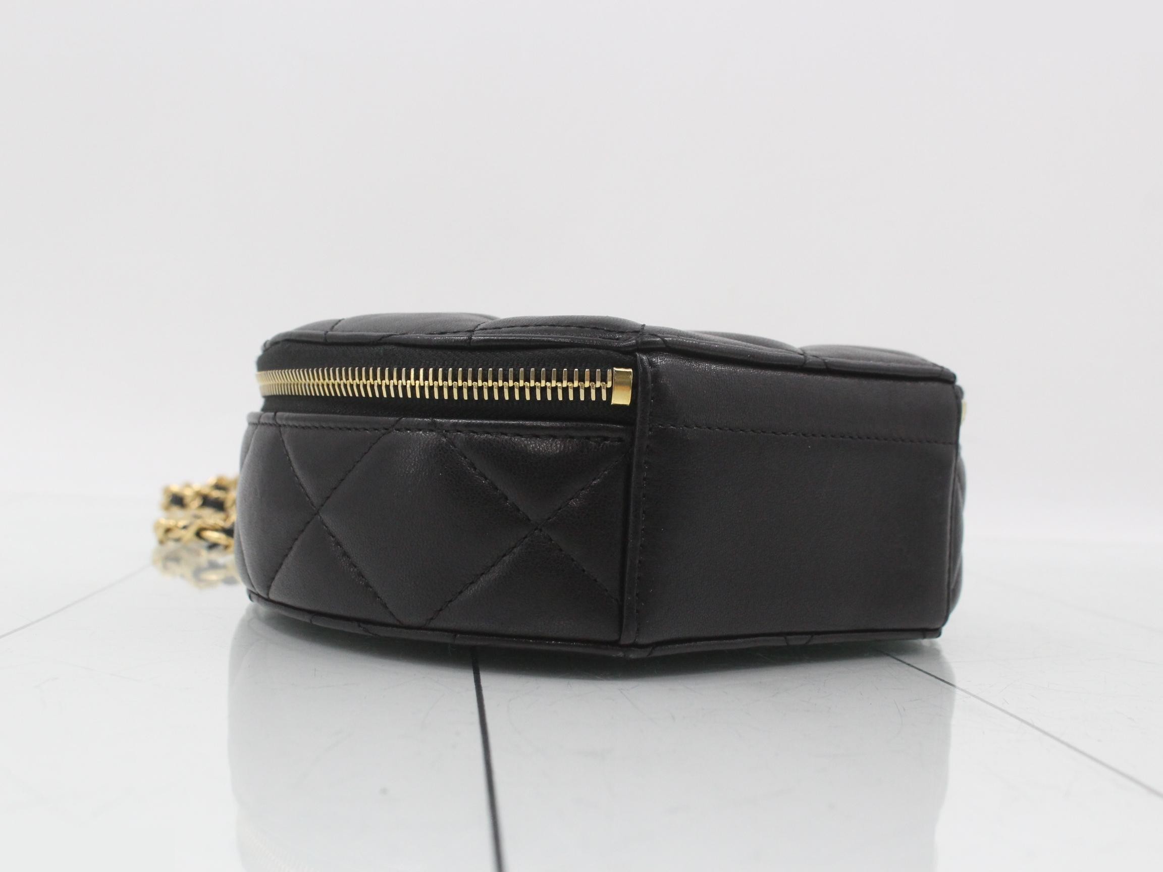 Matelassé Lambskin Coco Mark Chain Shoulder Bag — view 5