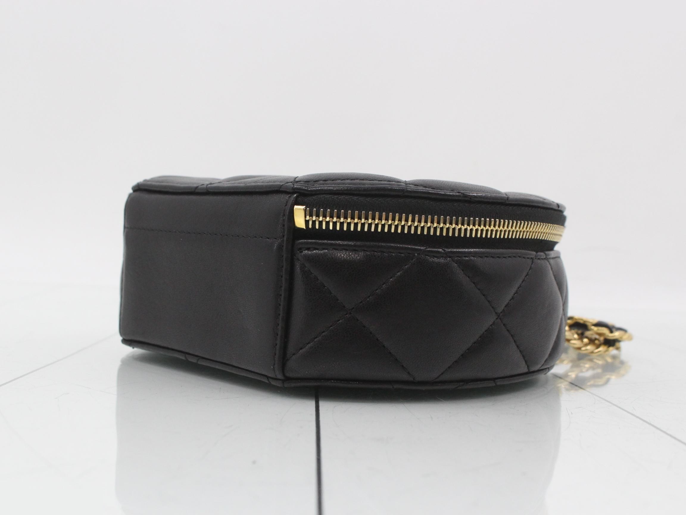 Matelassé Lambskin Coco Mark Chain Shoulder Bag — view 6