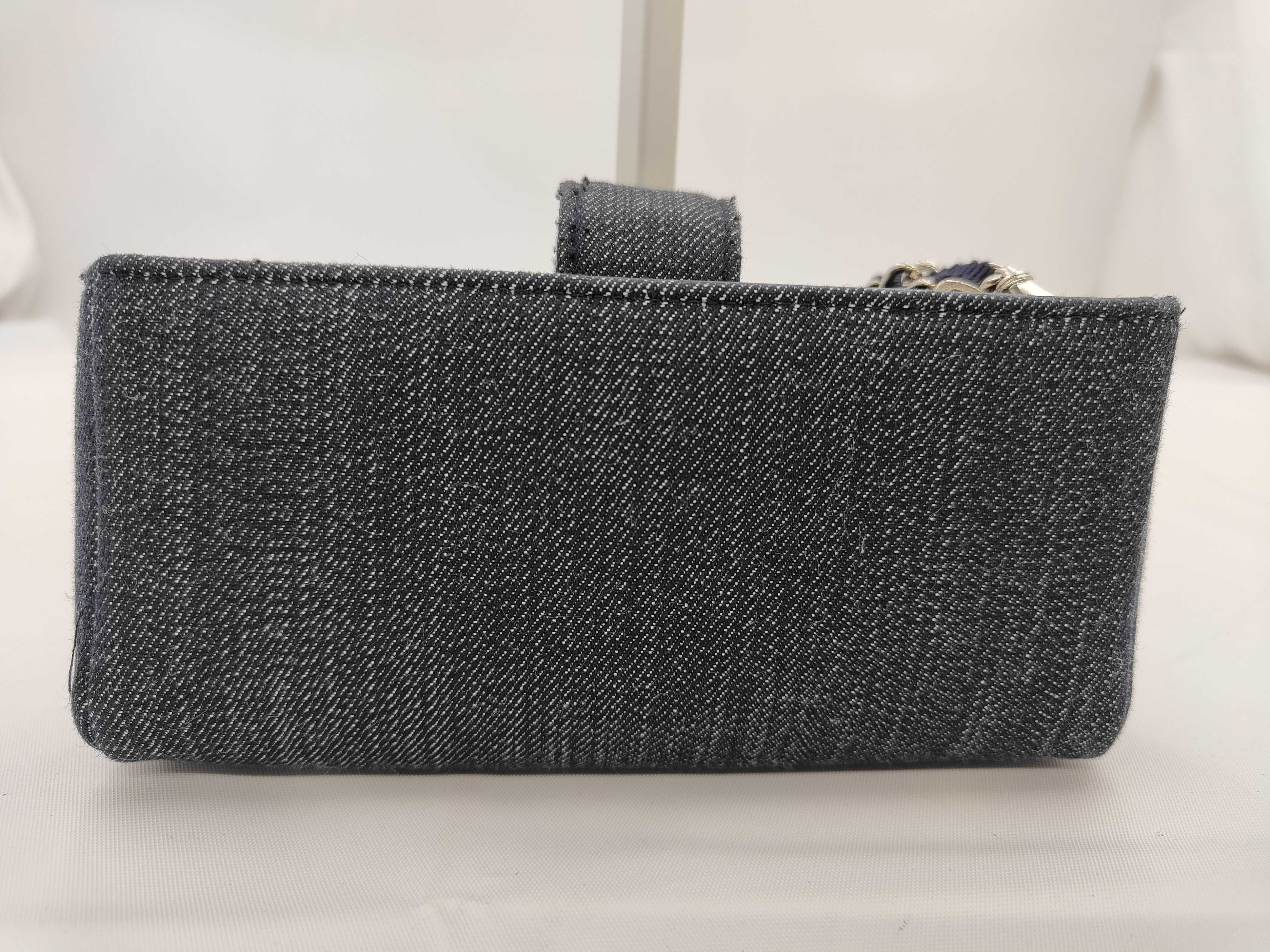 Deauville Denim Chain Shoulder Bag — view 2