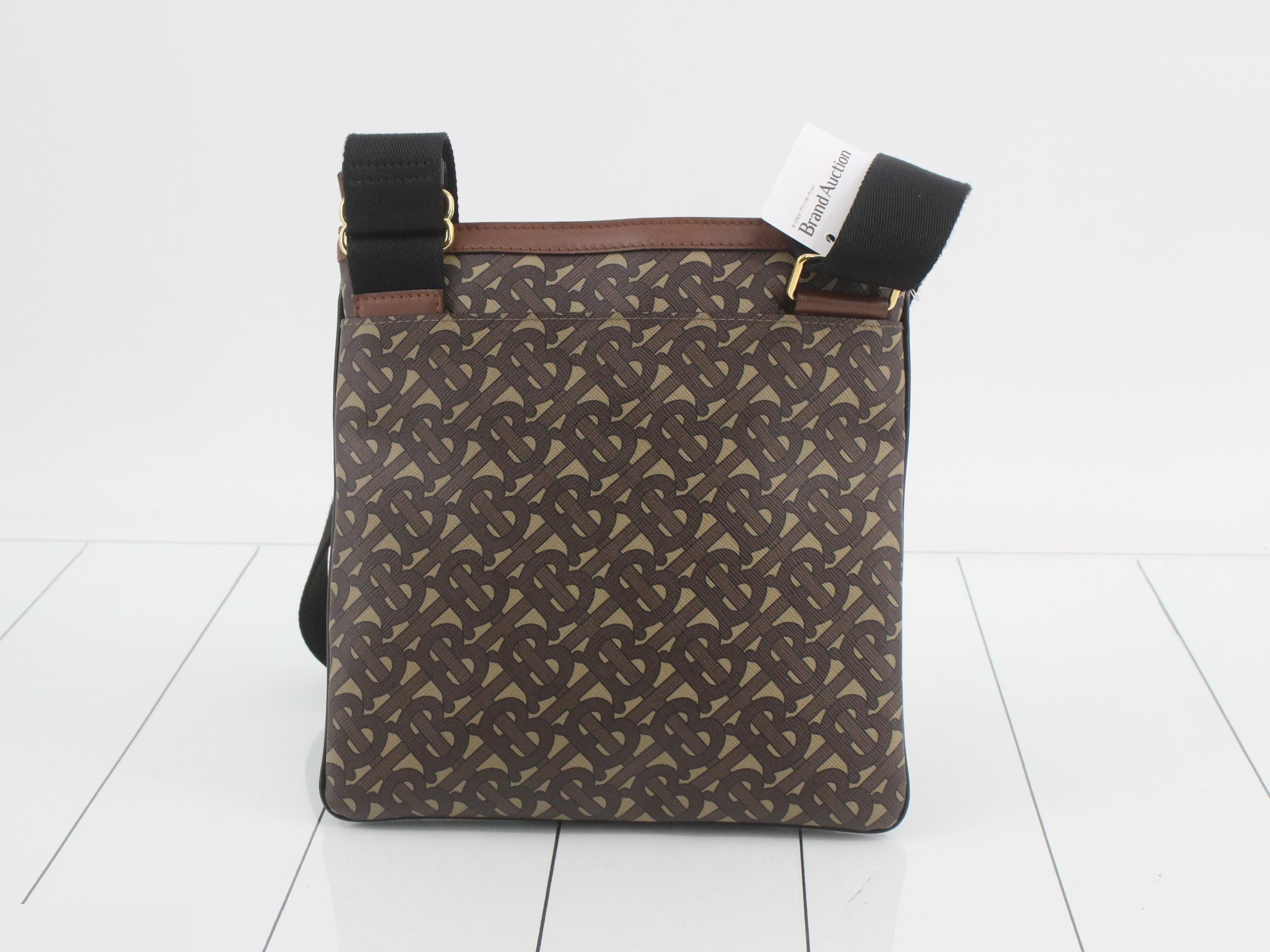 Shoulder bag, BT pattern, brown, PVC — view 2