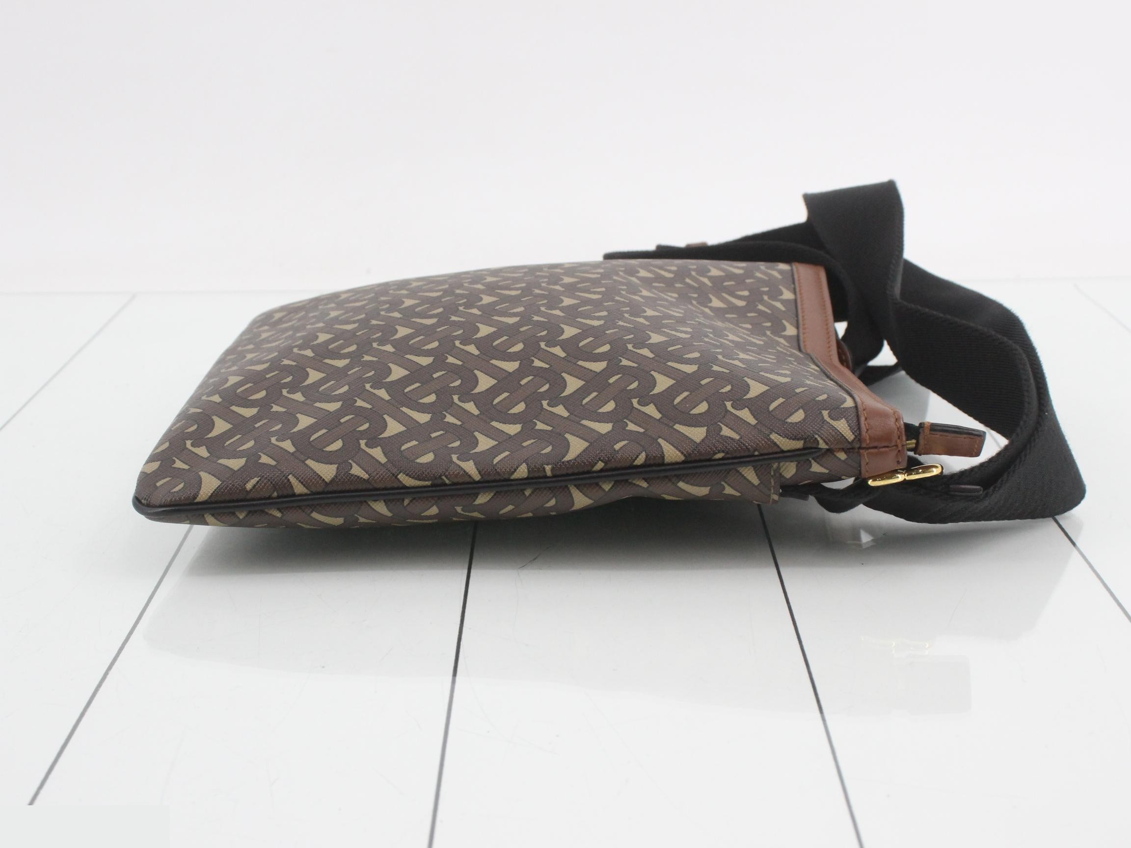 Shoulder bag, BT pattern, brown, PVC — view 3
