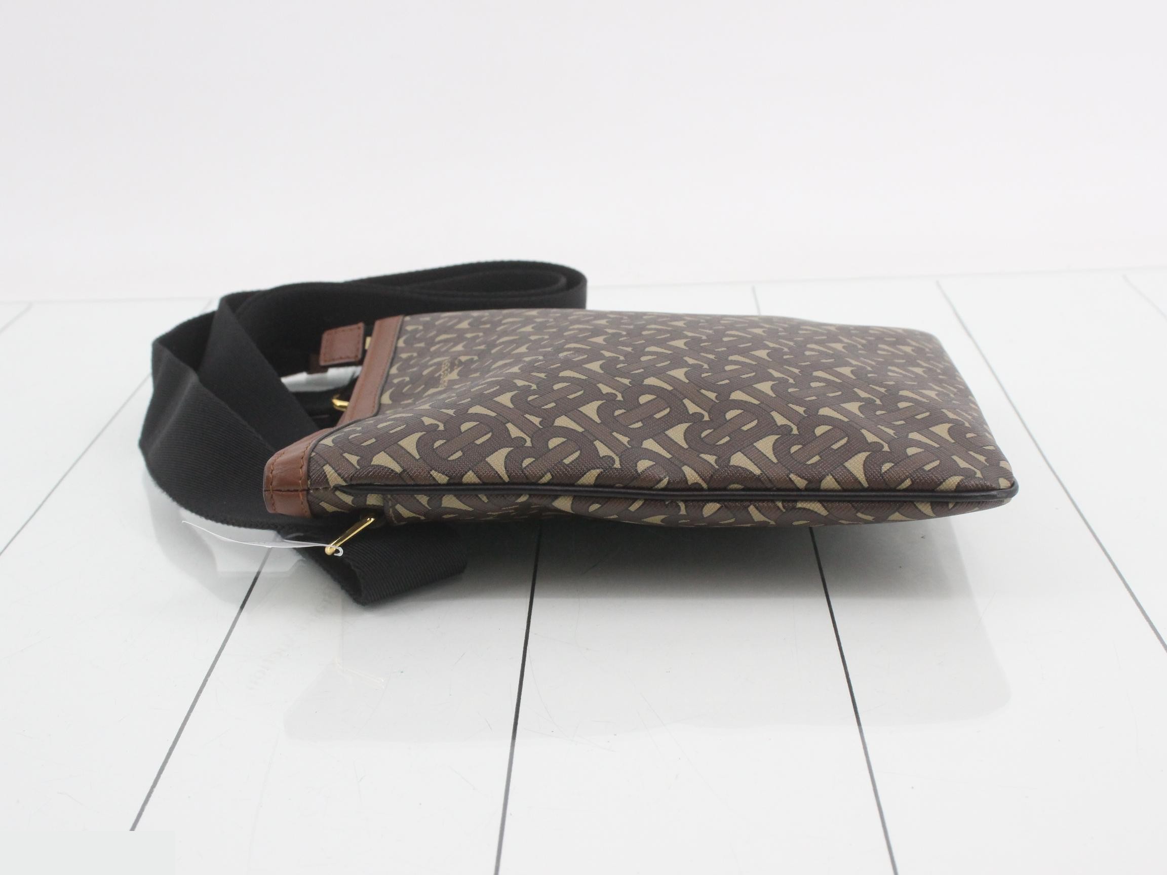 Shoulder bag, BT pattern, brown, PVC — view 4