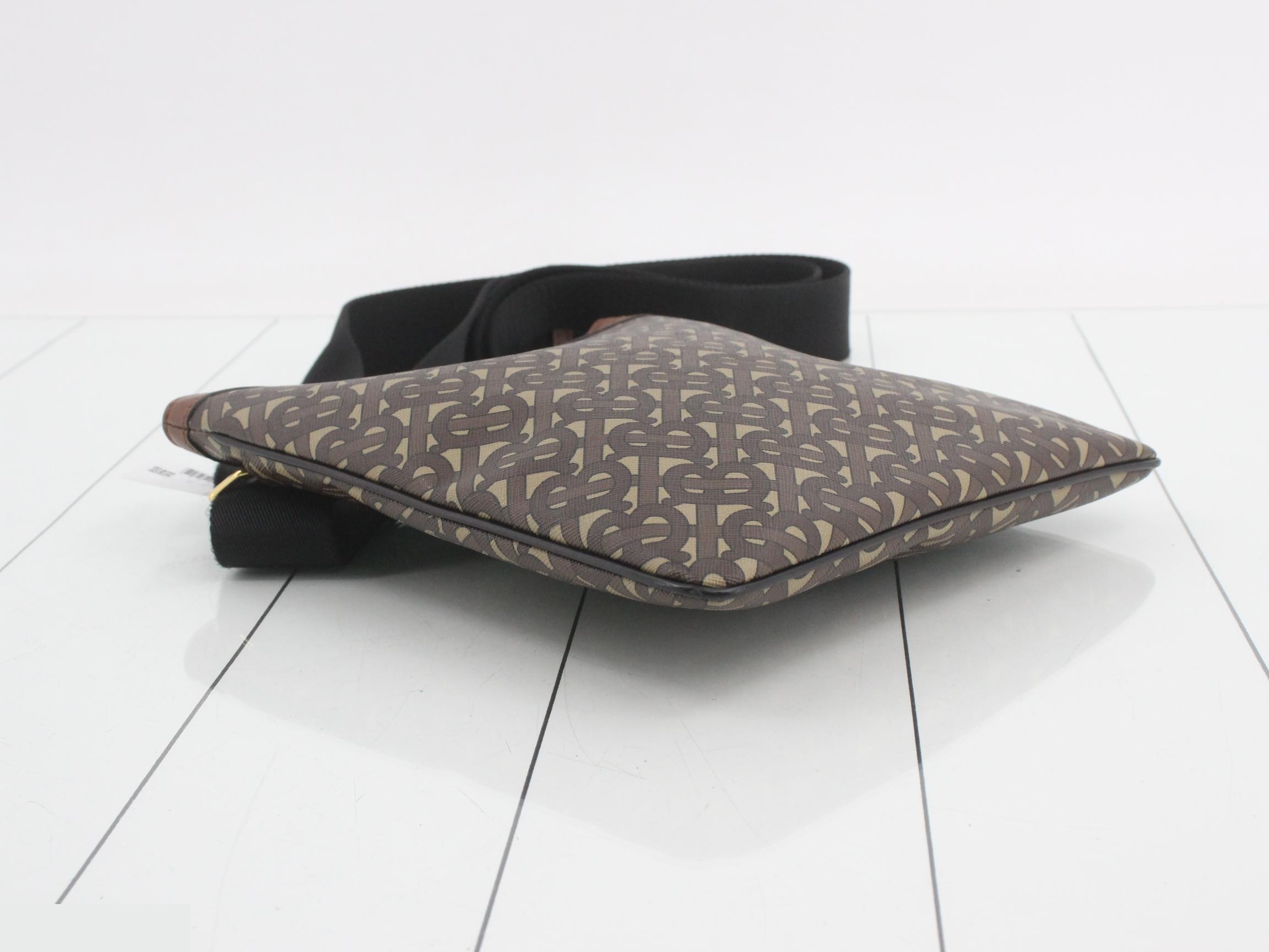 Shoulder bag, BT pattern, brown, PVC — view 5