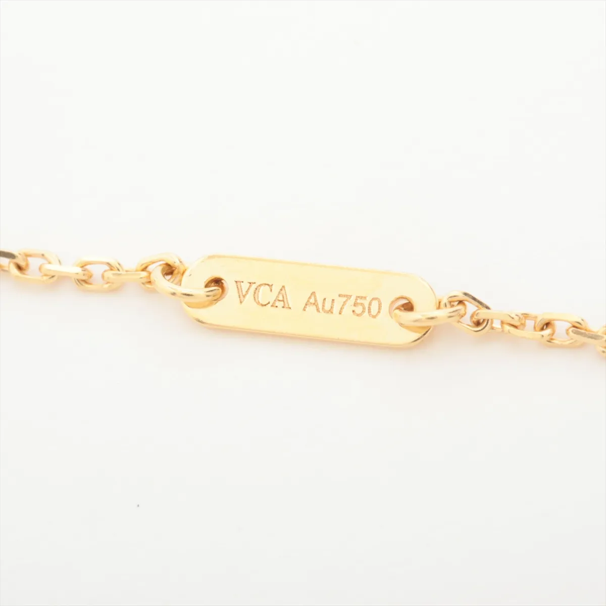 Frivole Mini Diamond Necklace 750 (Yellow Gold) 3.2g JB842220 VCARP0J100 — view 4