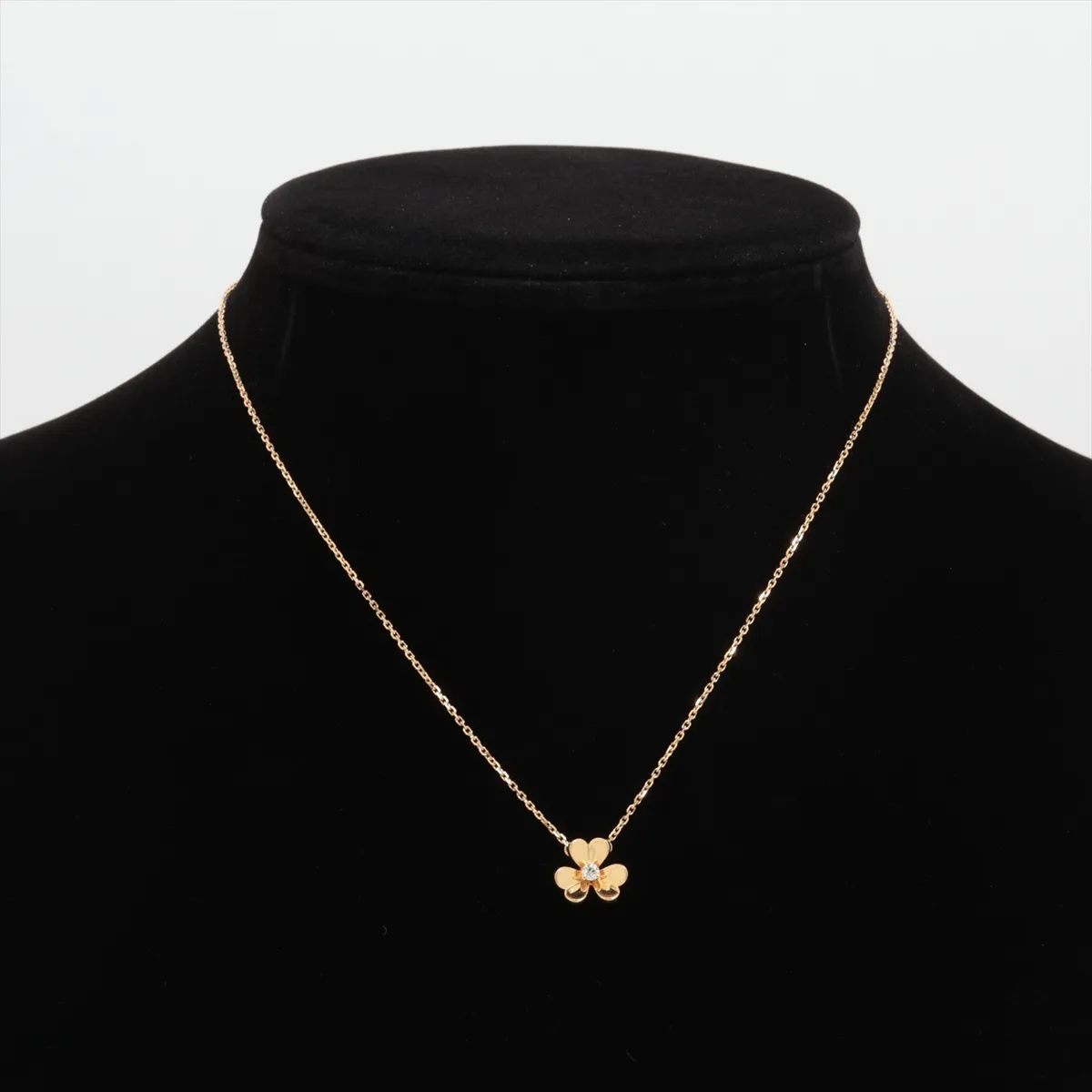 Frivole Mini Diamond Necklace 750 (Yellow Gold) 3.2g JB842220 VCARP0J100 — view 5