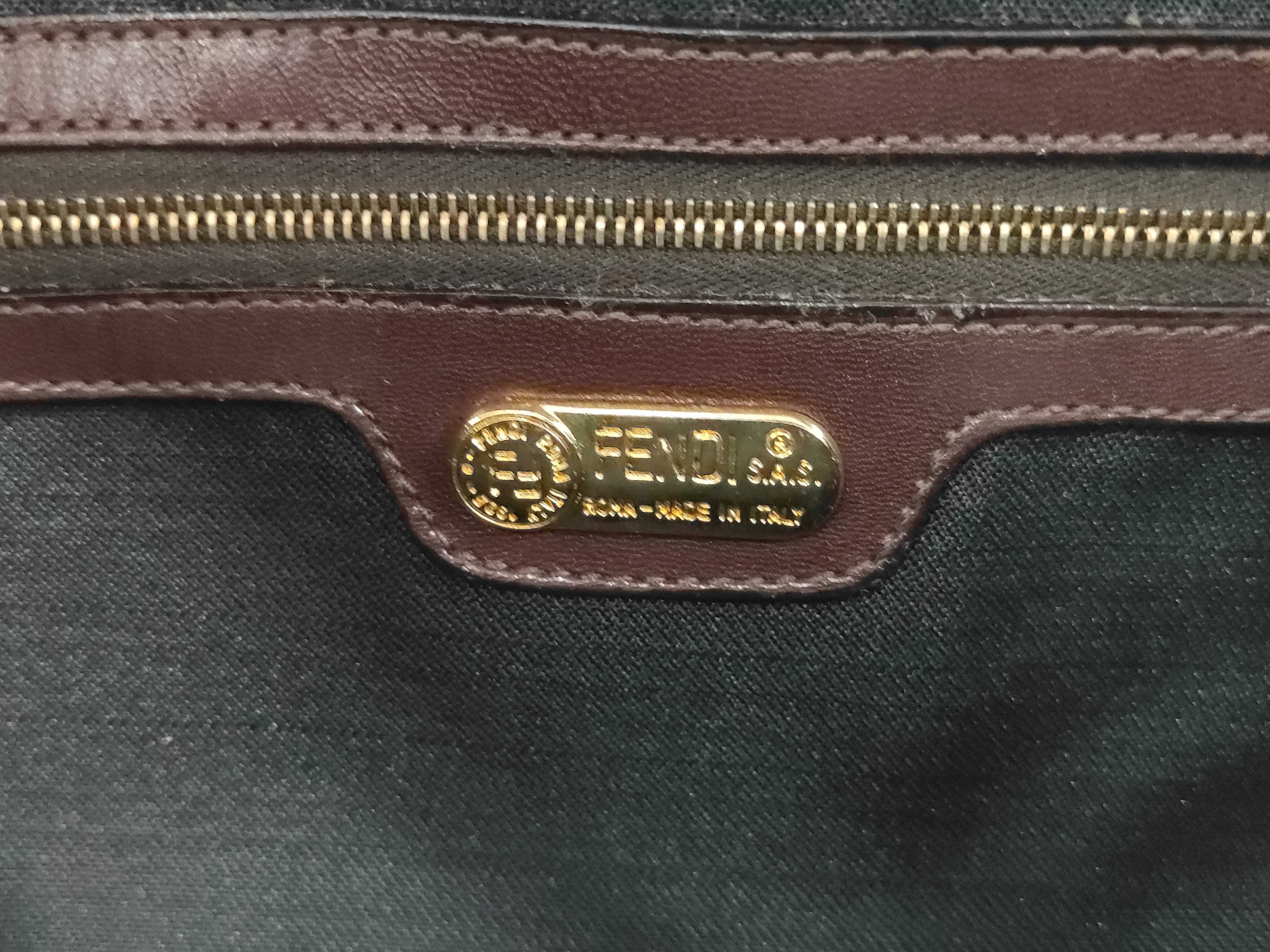 Mamma Bucket/One-Shoulder Bag/Brown/Suede/Gold Hardware — view 10