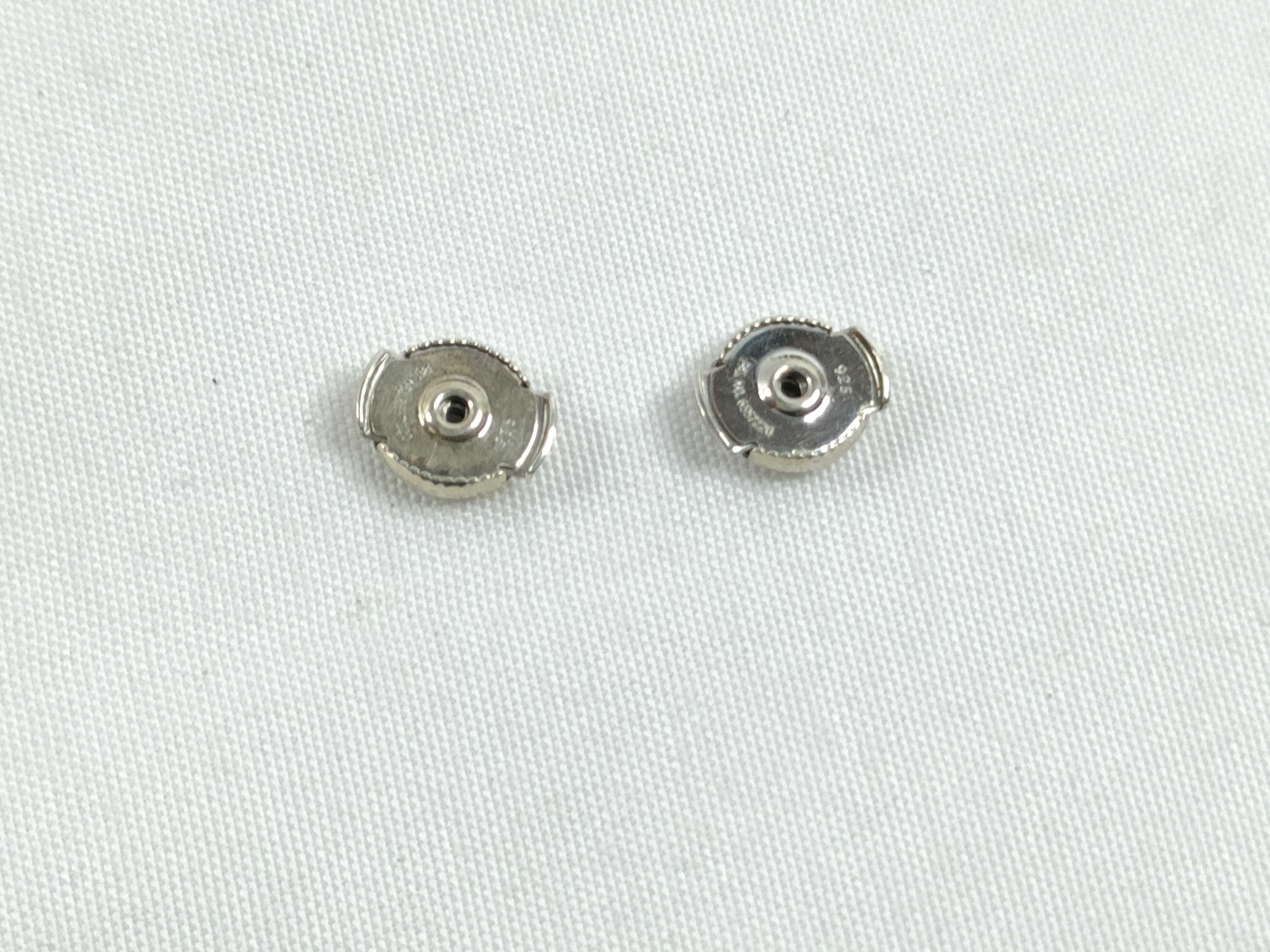 Silver Pig Nose Earrings — view 8