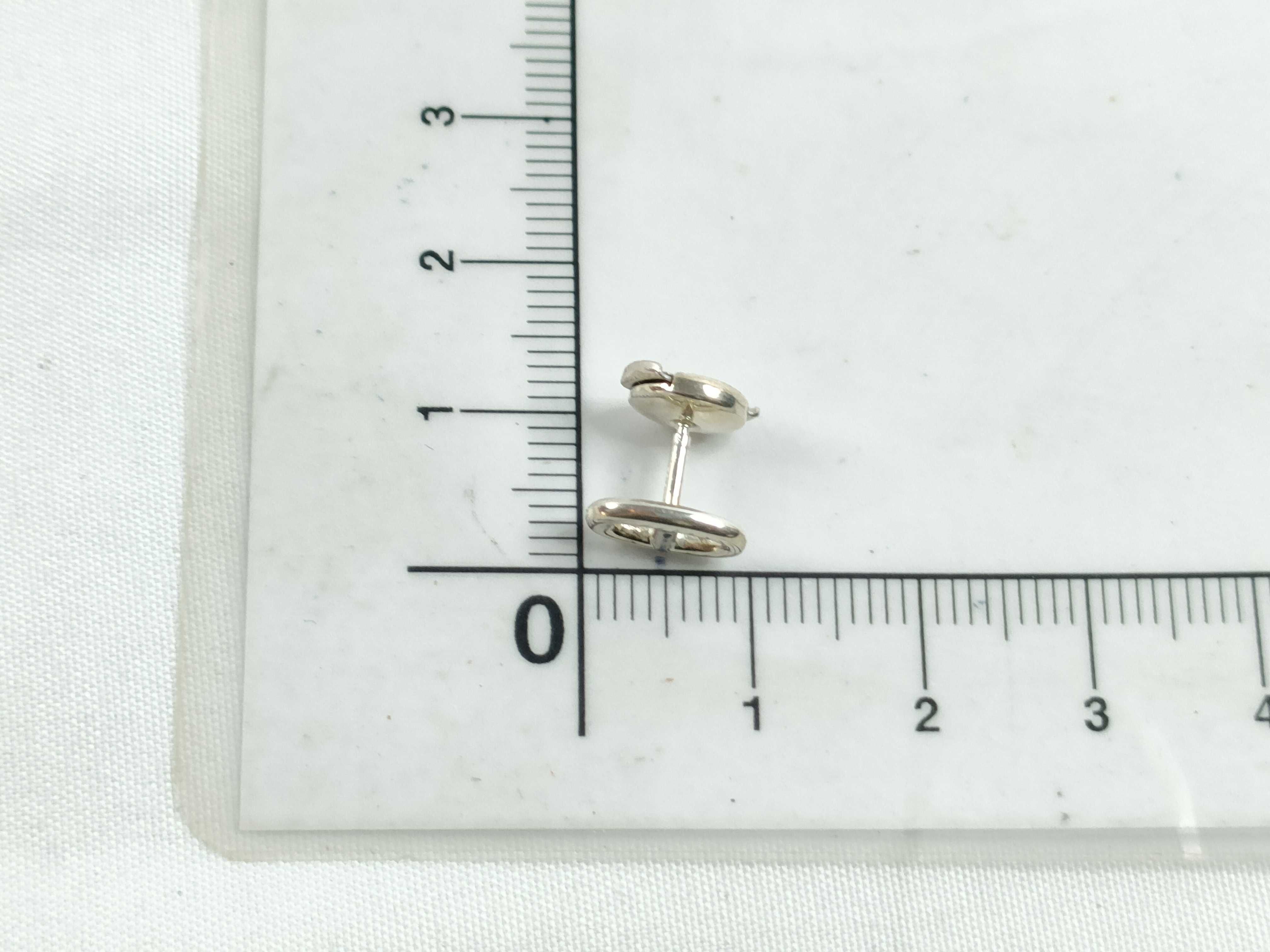 Silver Pig Nose Earrings — view 10