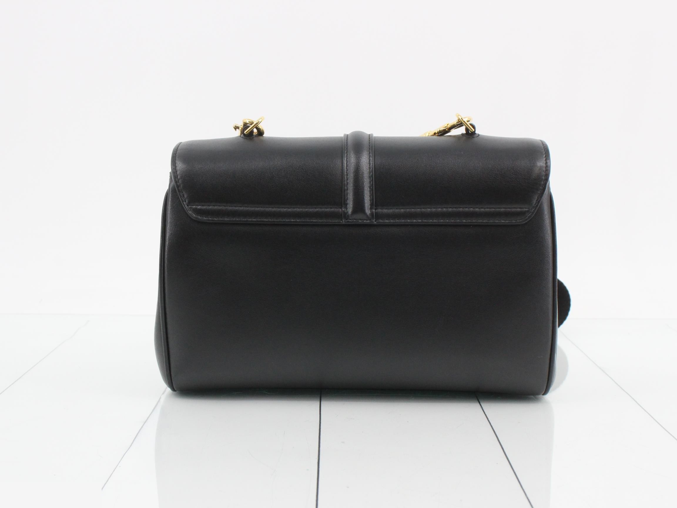 Teen Soft 16 Leather Shoulder Bag Black — view 2