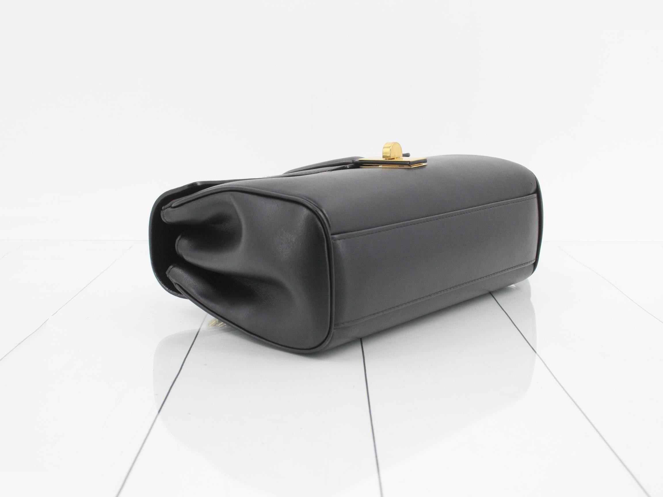 Teen Soft 16 Leather Shoulder Bag Black — view 5