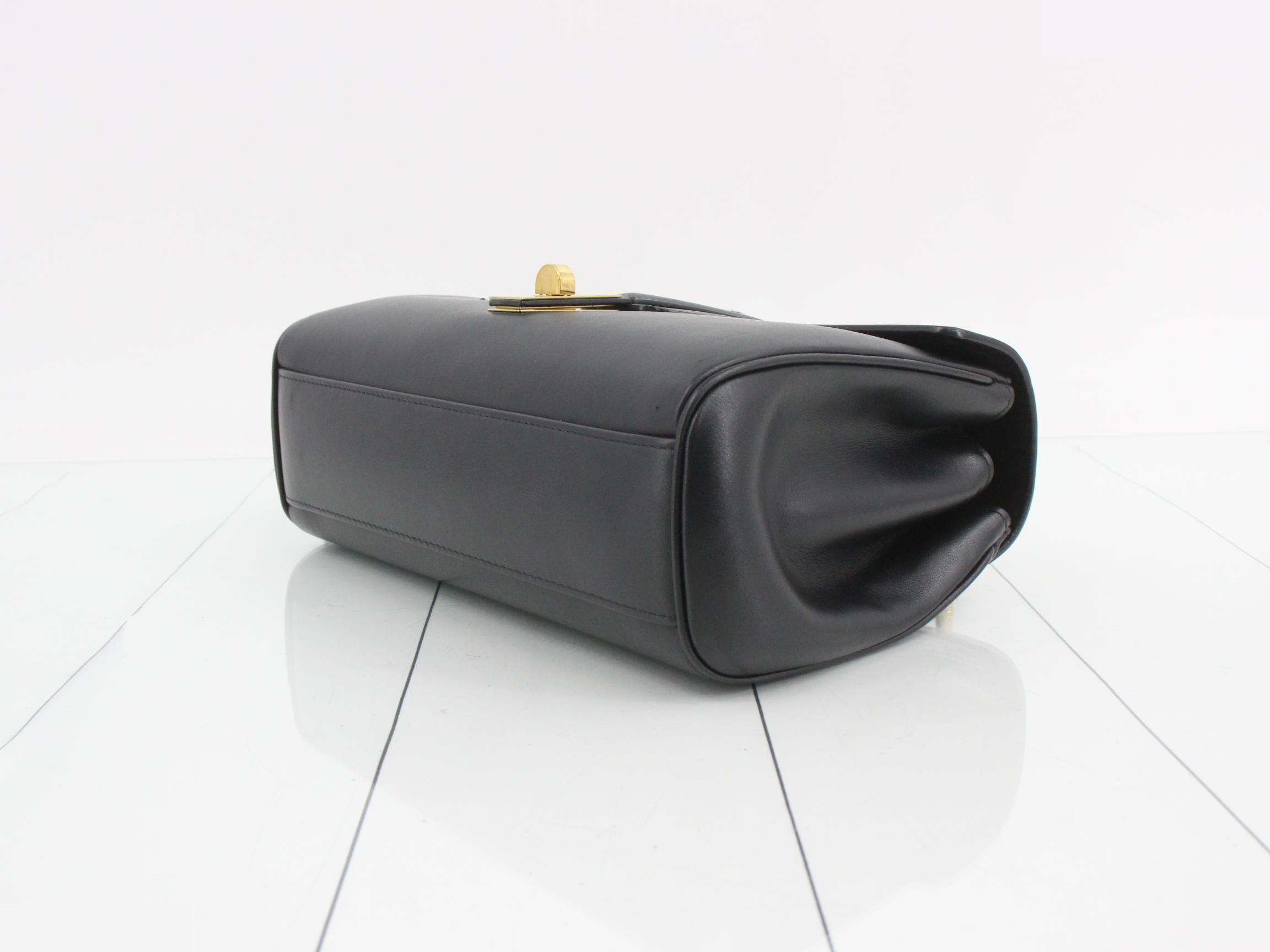 Teen Soft 16 Leather Shoulder Bag Black — view 6