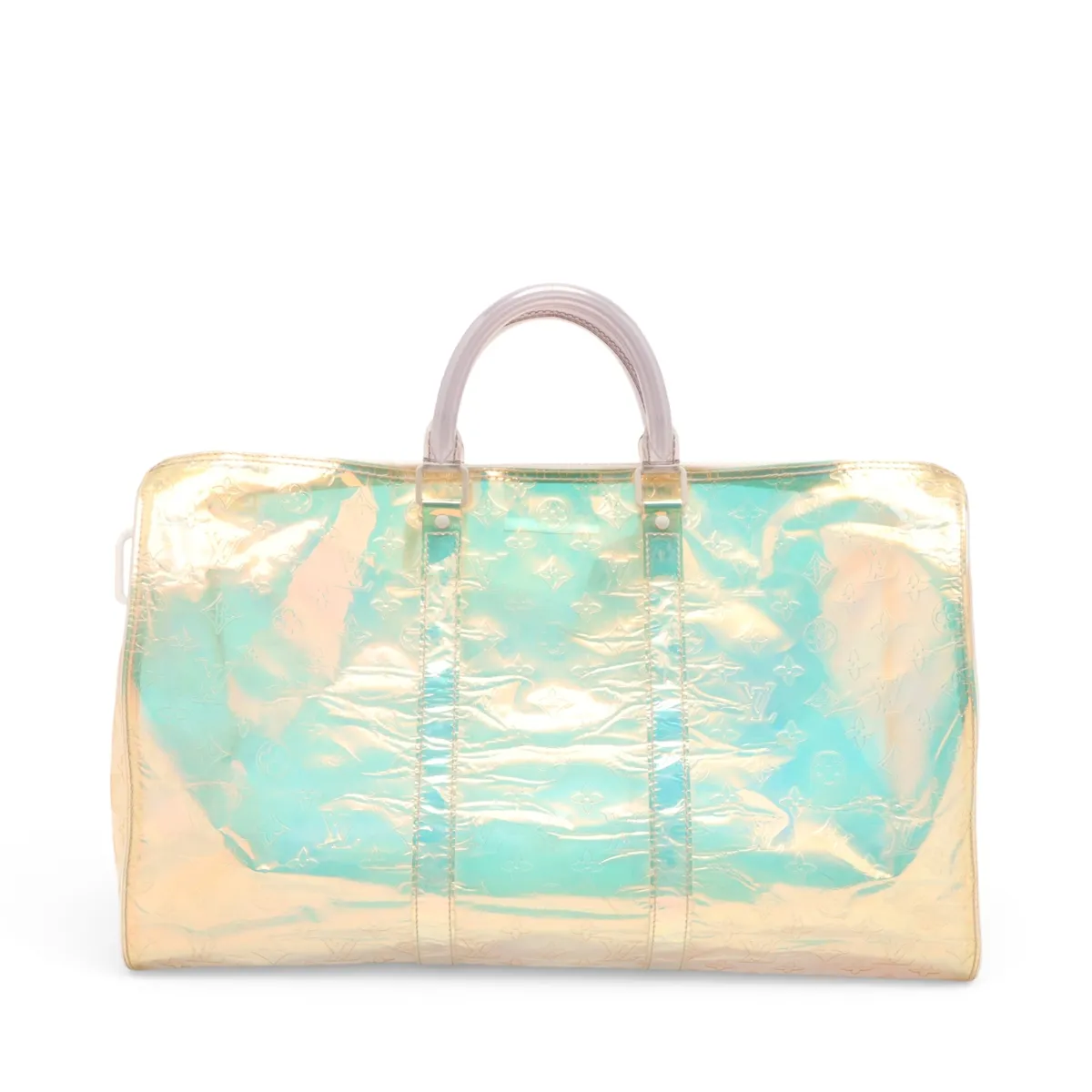 Monogram Prism Keepall Bandoulière 50 M53271 DR0169 Clear (RFID detected) — view 2