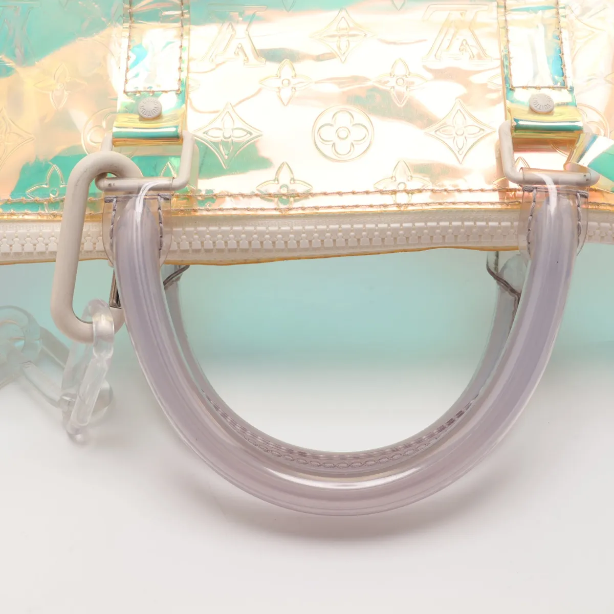 Monogram Prism Keepall Bandoulière 50 M53271 DR0169 Clear (RFID detected) — view 5