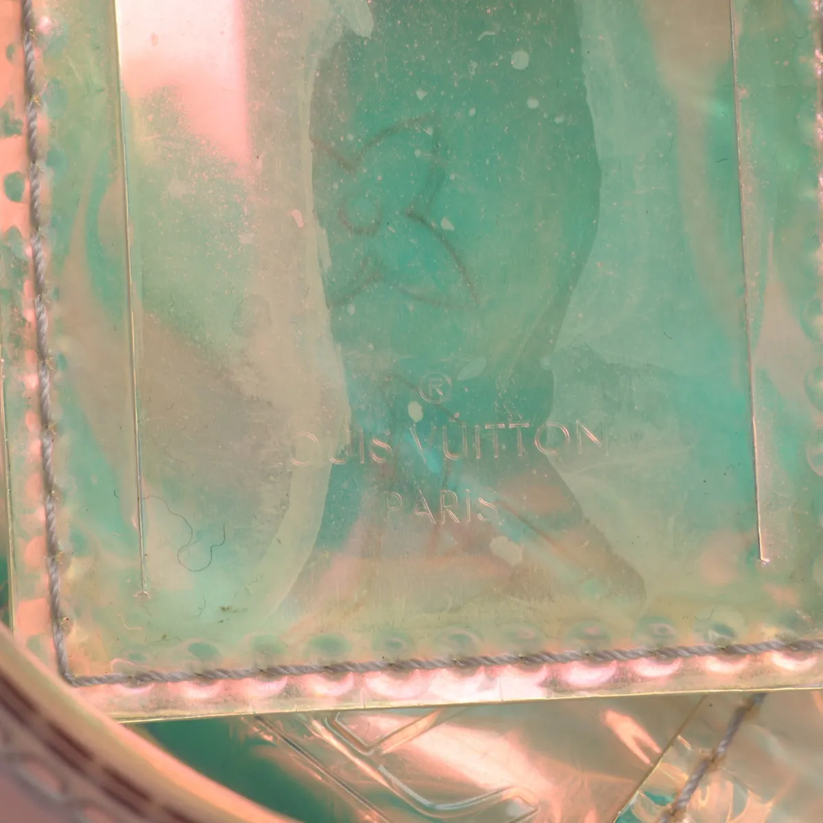Monogram Prism Keepall Bandoulière 50 M53271 DR0169 Clear (RFID detected) — view 9