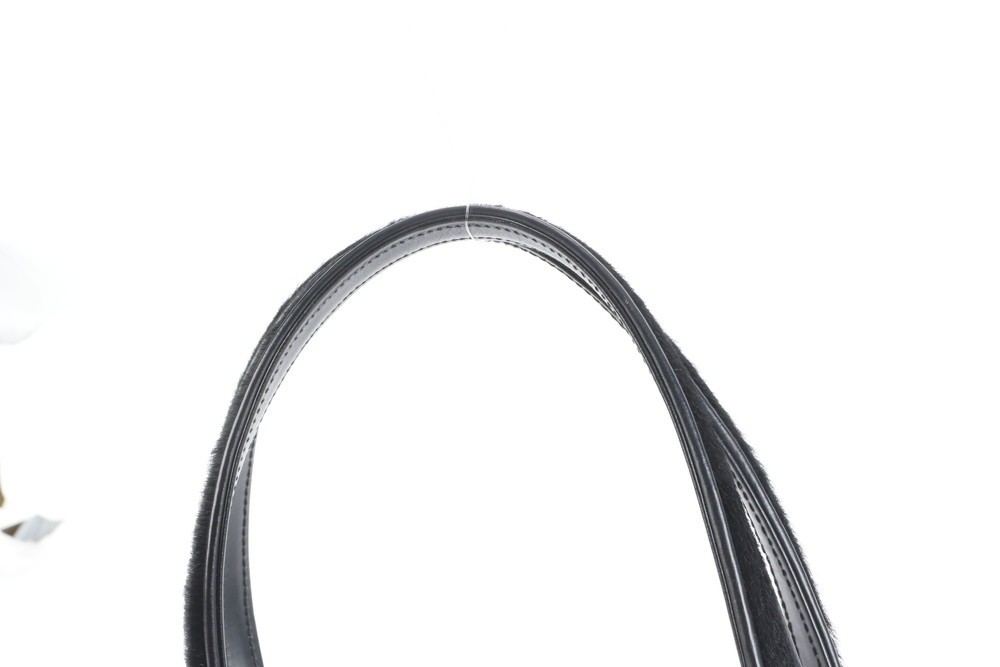 Calf hair leather shoulder bag — view 2