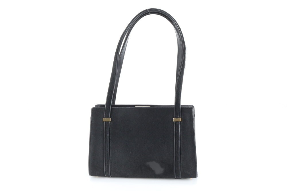 Calf hair leather shoulder bag — view 3