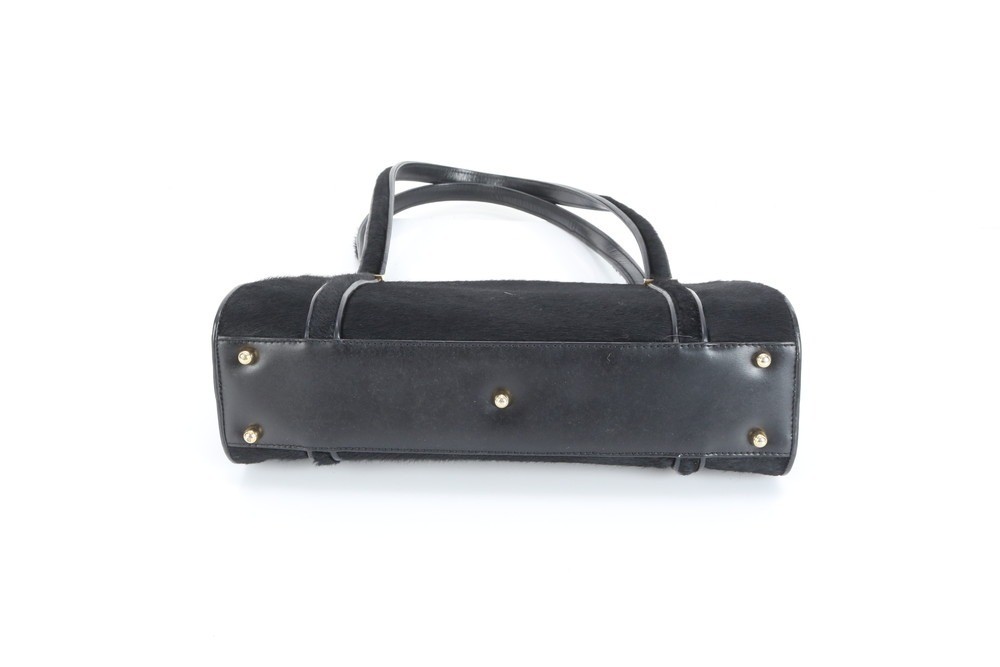 Calf hair leather shoulder bag — view 6