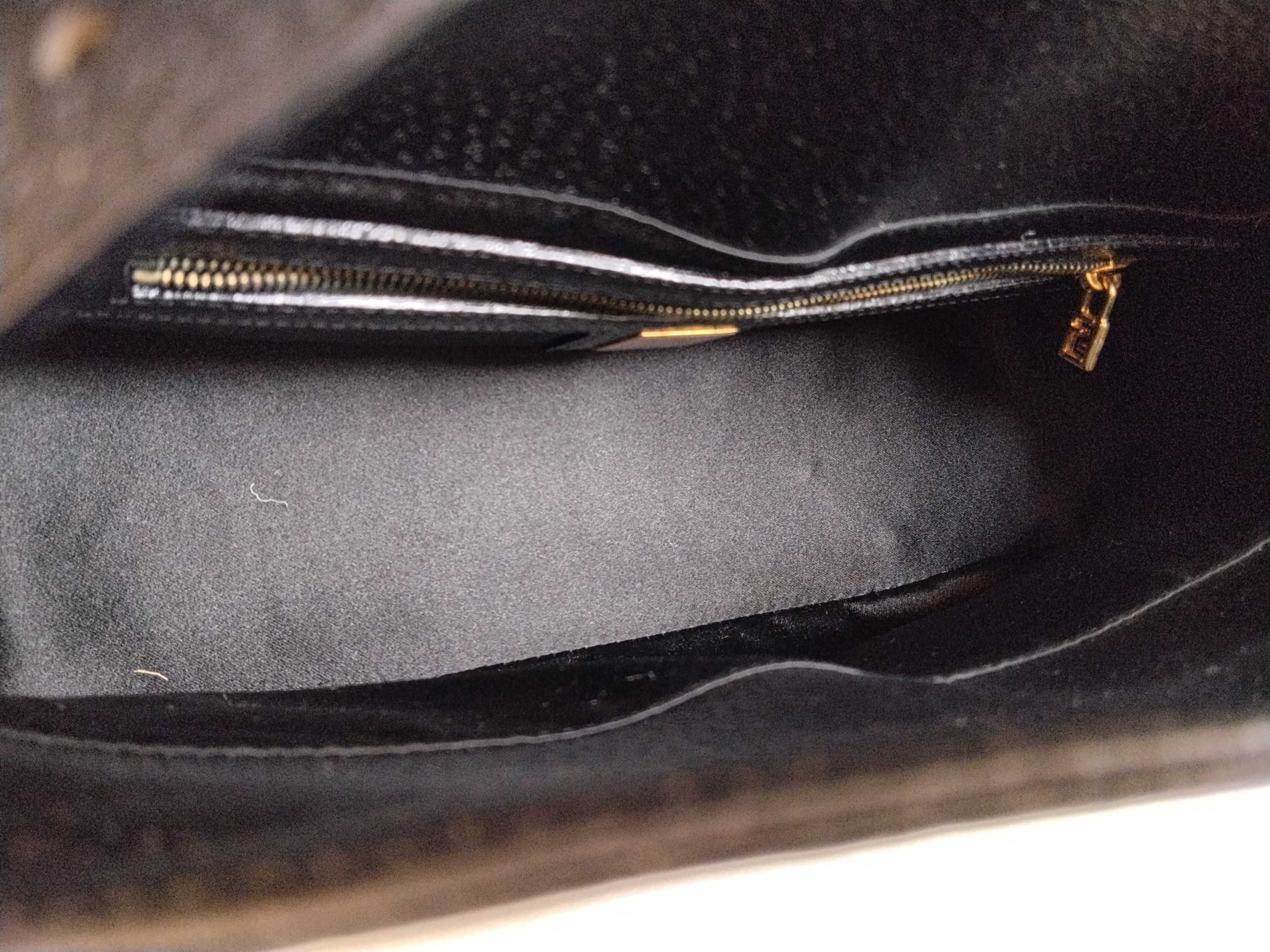 Mamma Fendi Shoulder Bag Mamma Bucket Leather Turquoise Handbag — view 8
