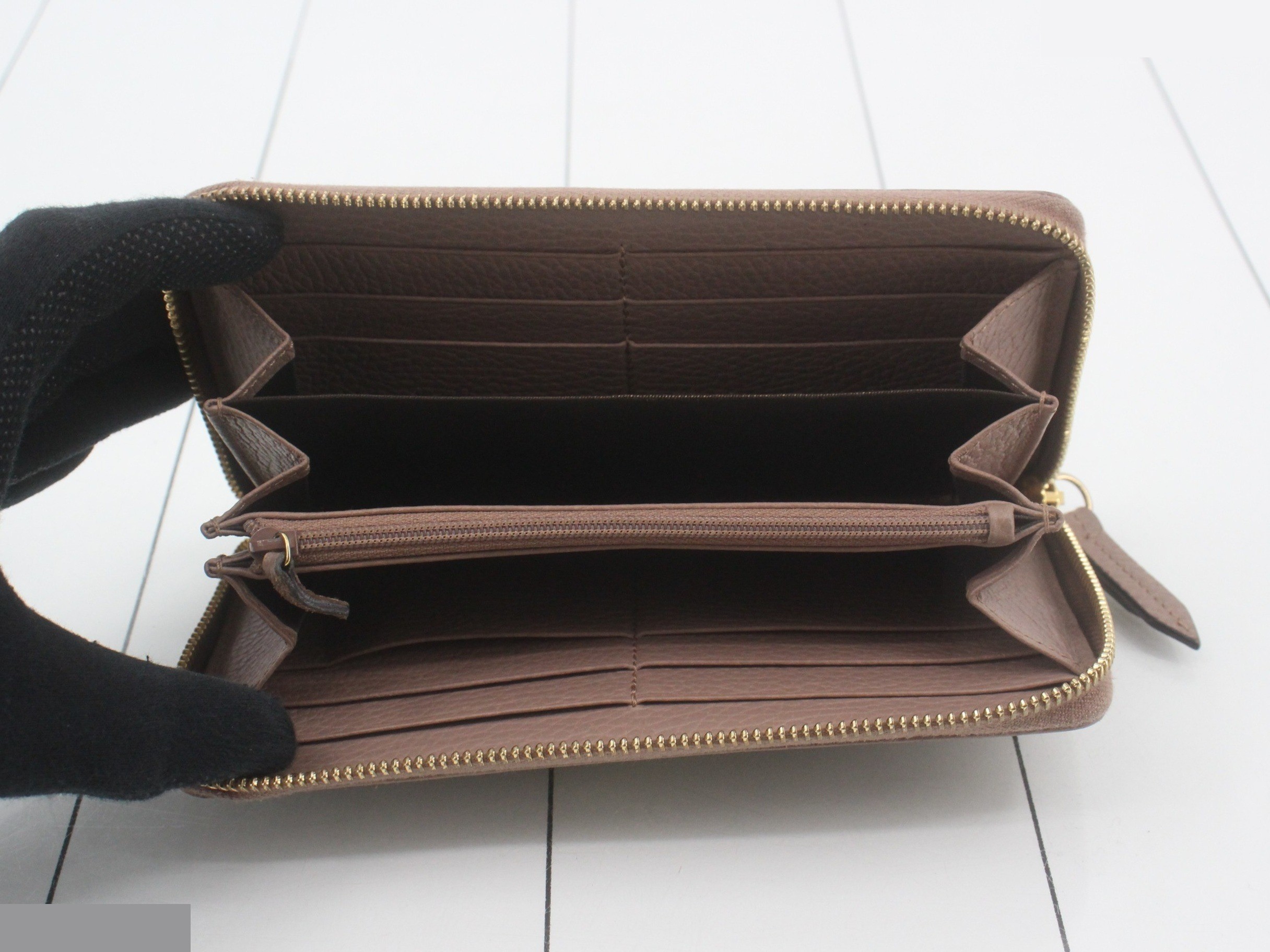 GG Marmont Round Zipper Long Wallet — view 4
