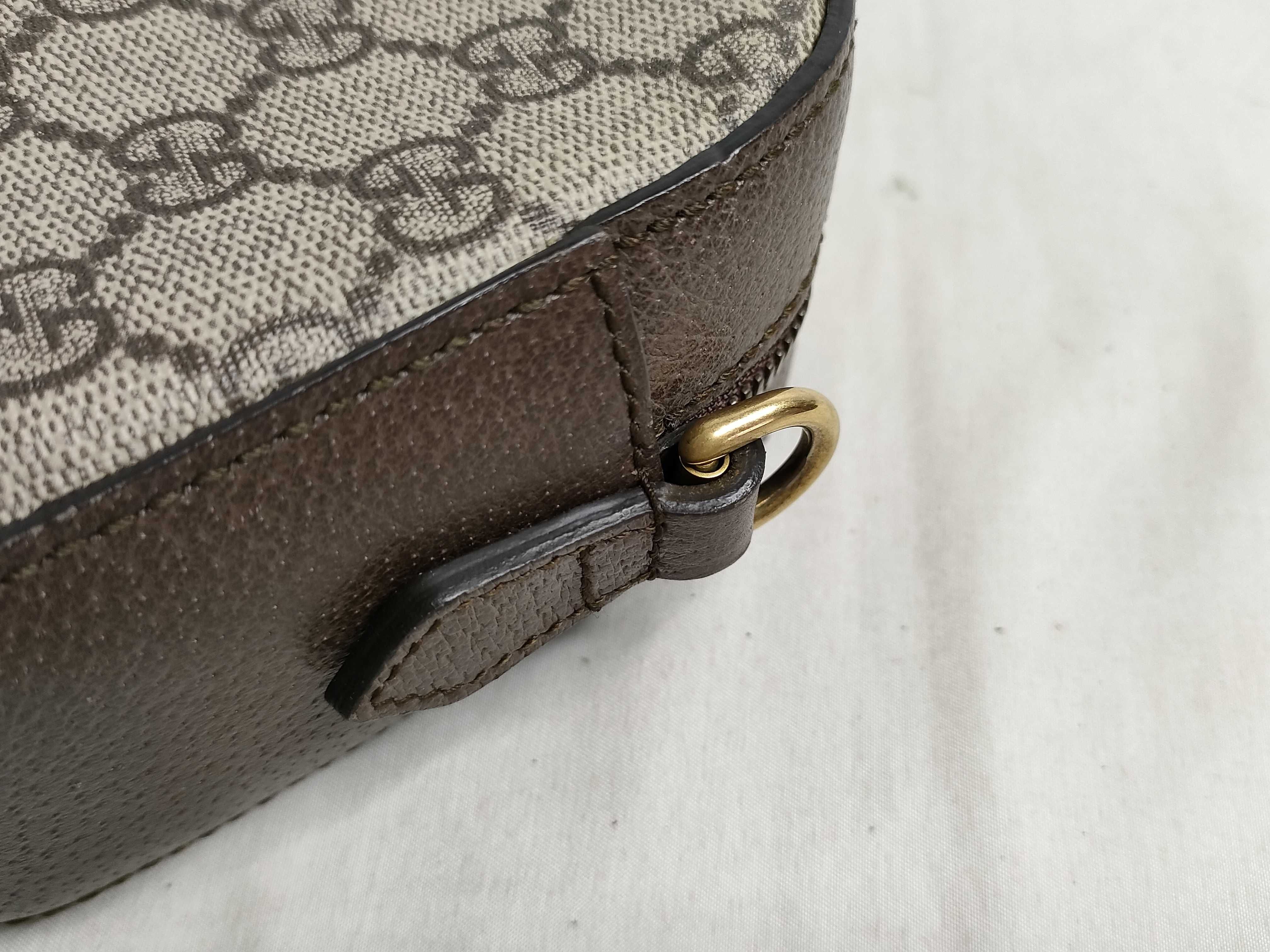 GG Supreme ID Bag GG Supreme Ophidia Tiger Head Monogram Canvas Mini Crossbody Bag Shoulder Bag — view 5