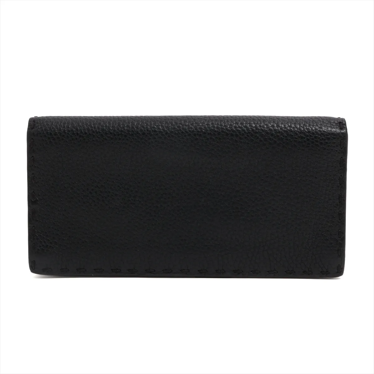 Selleria 7M0186 Leather Long Wallet Black — view 2