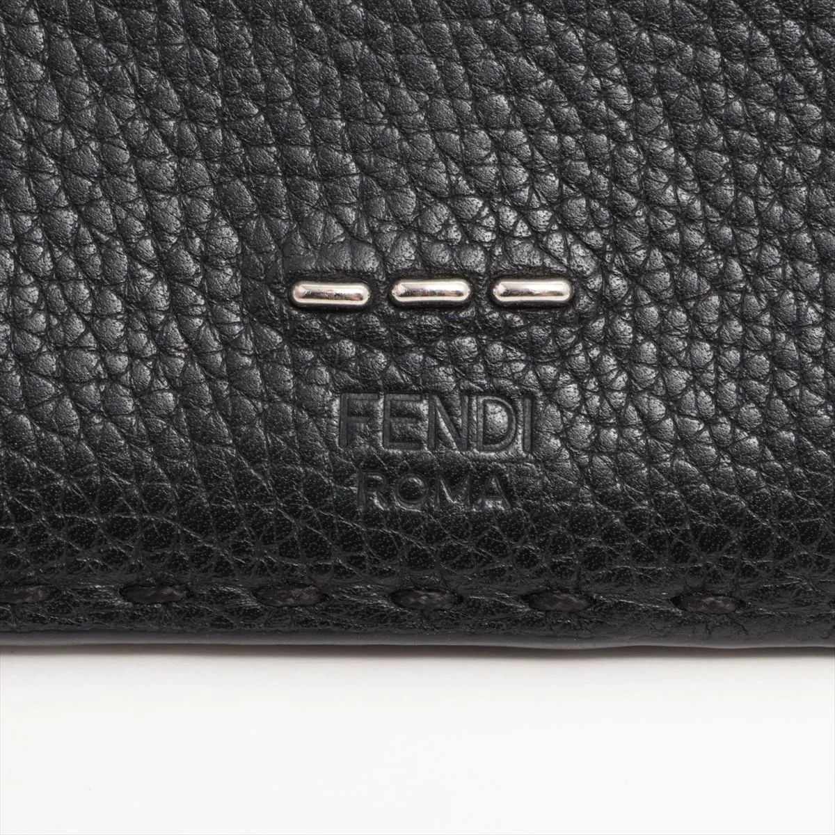 Selleria 7M0186 Leather Long Wallet Black — view 12