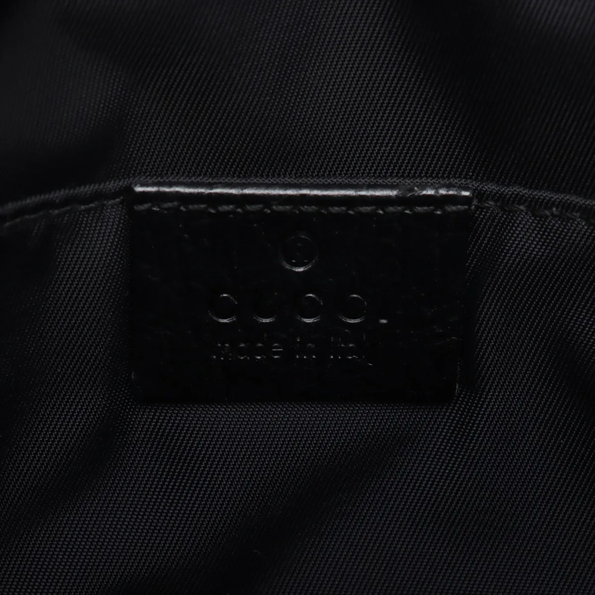 GG Supreme PVC x Leather Clutch Bag Black 162784 — view 11