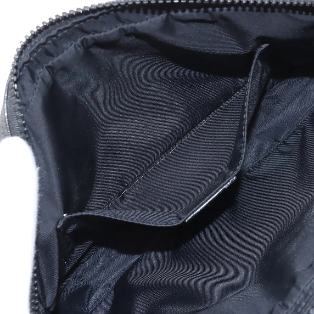 GG Supreme PVC x Leather Clutch Bag Black 162784 — view 7