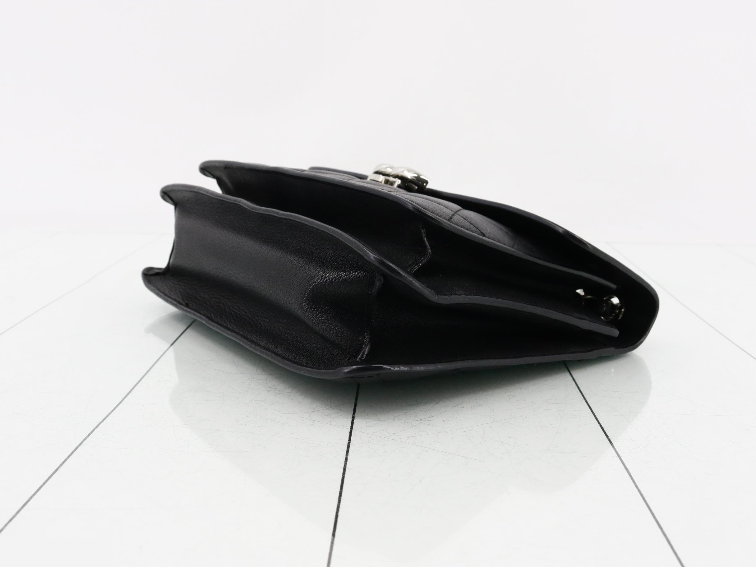 Matelassé Chain Shoulder Bag — view 6