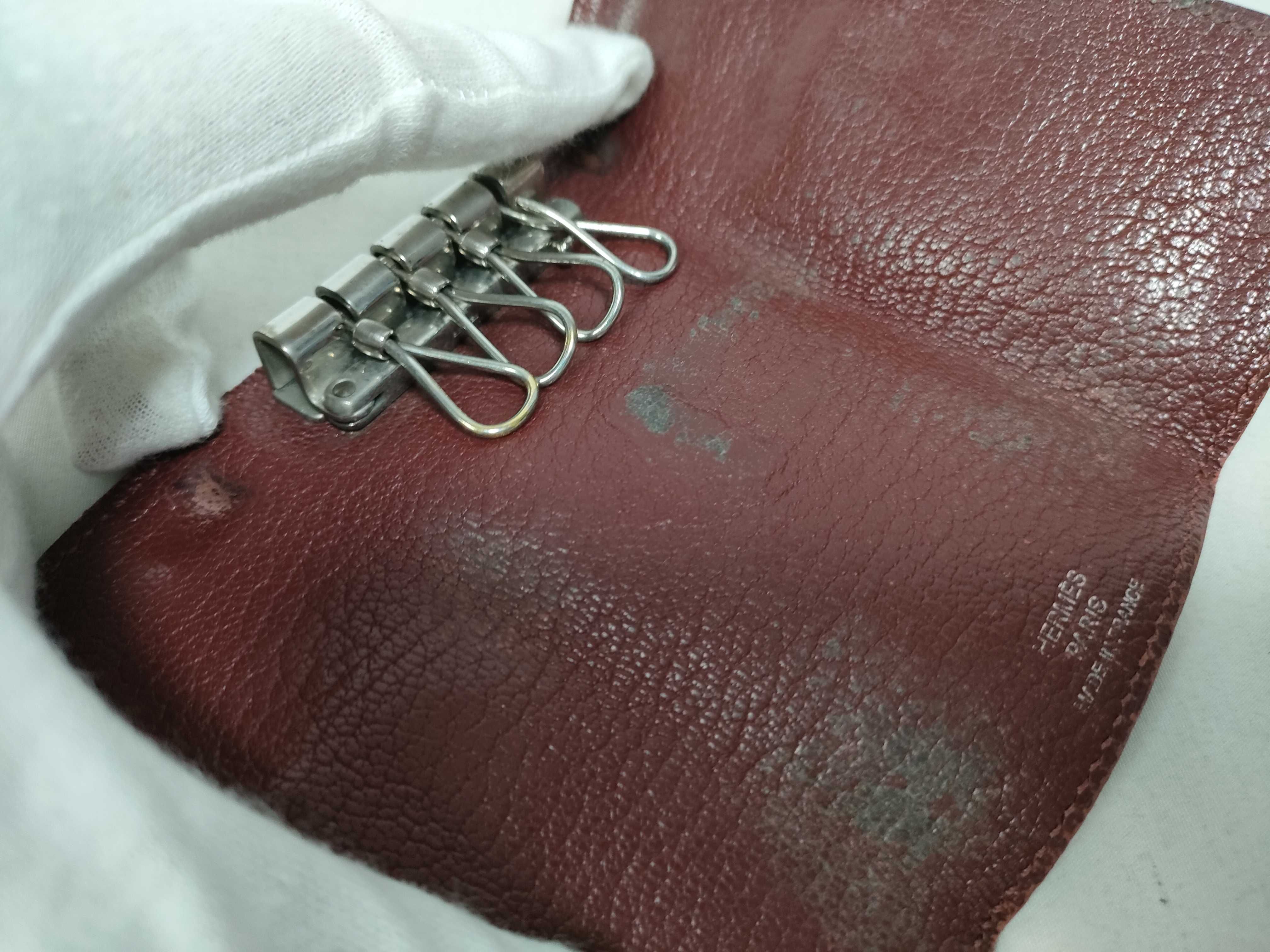 Bearn Chevre Mysore Key Case Red Key Case — view 13
