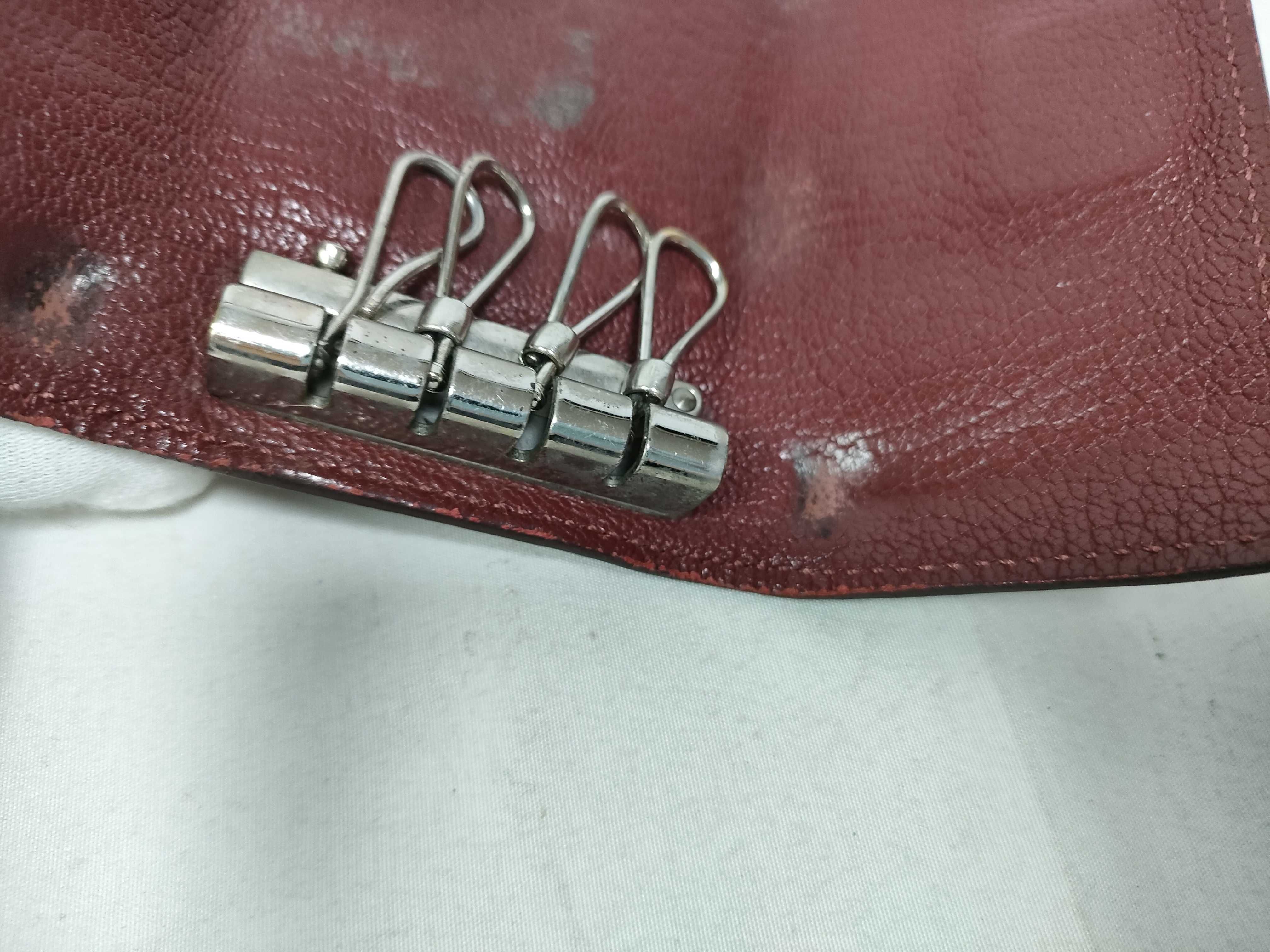 Bearn Chevre Mysore Key Case Red Key Case — view 14