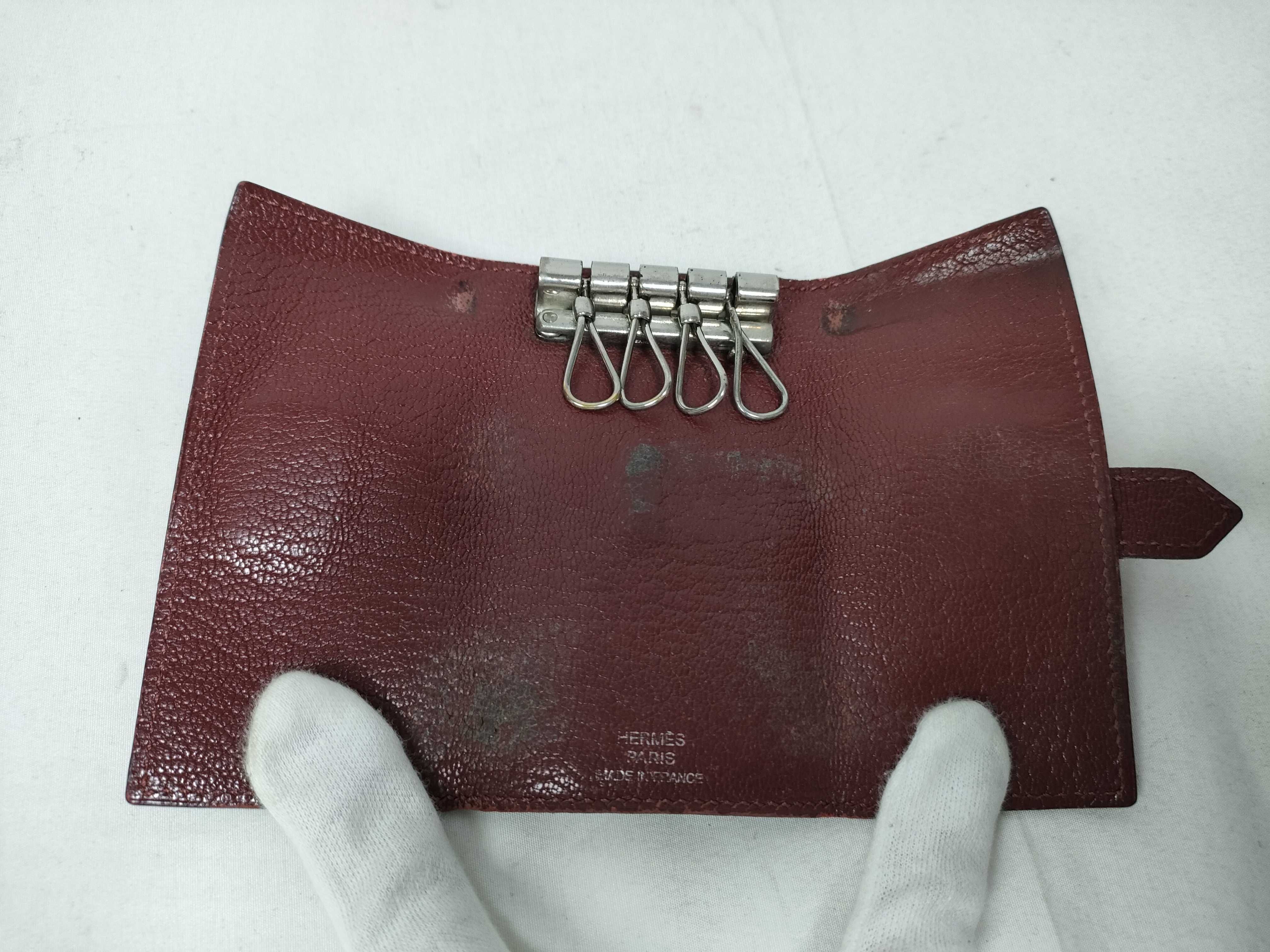 Bearn Chevre Mysore Key Case Red Key Case — view 10