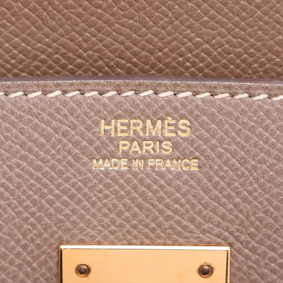 [Individually packaged] Hermes Birkin 30 Letournée Veau Epsom Etoupe Gold Hardware D: 2019 — view 10