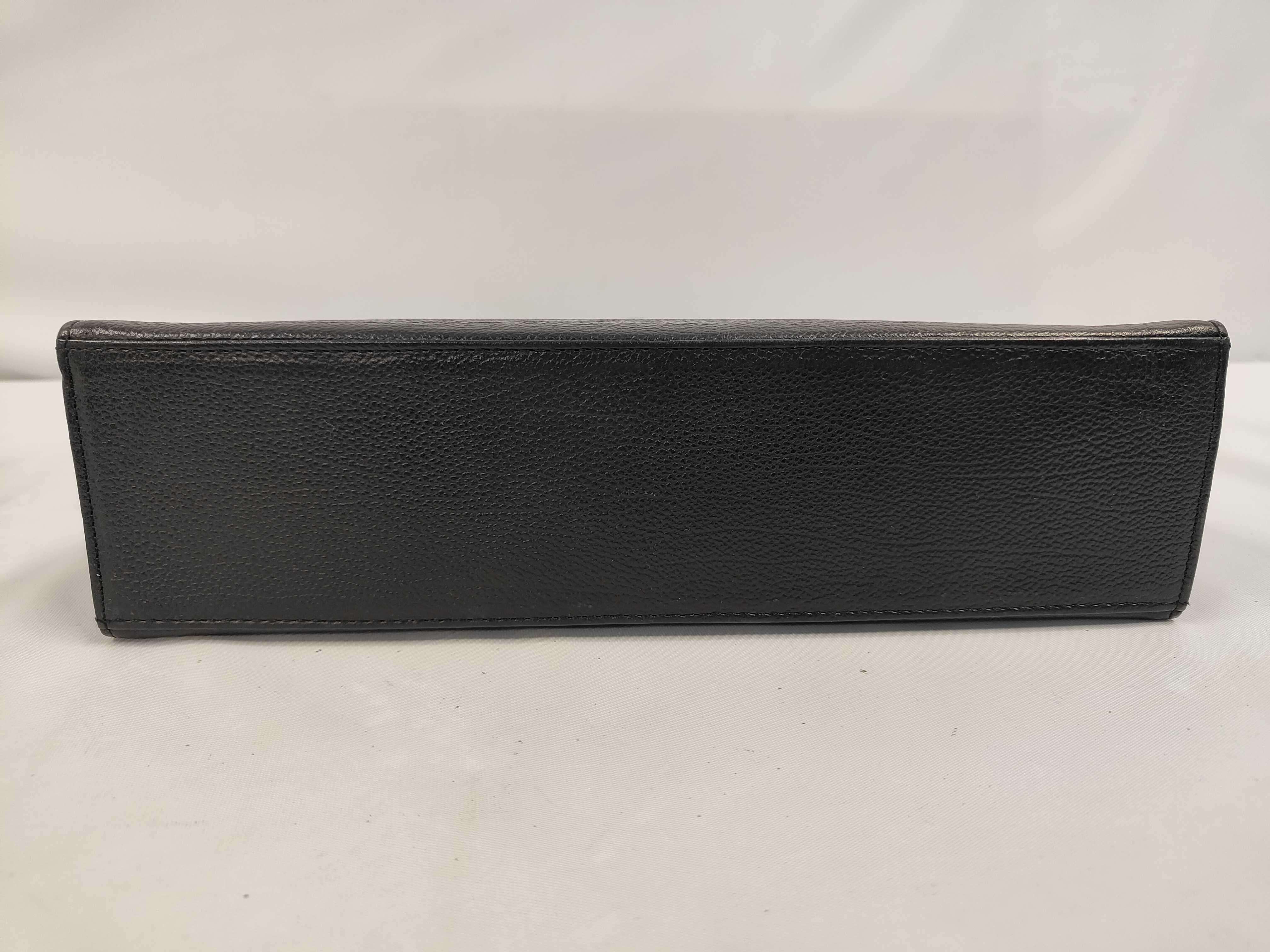 logo top handle handbag, black handbag. — view 3