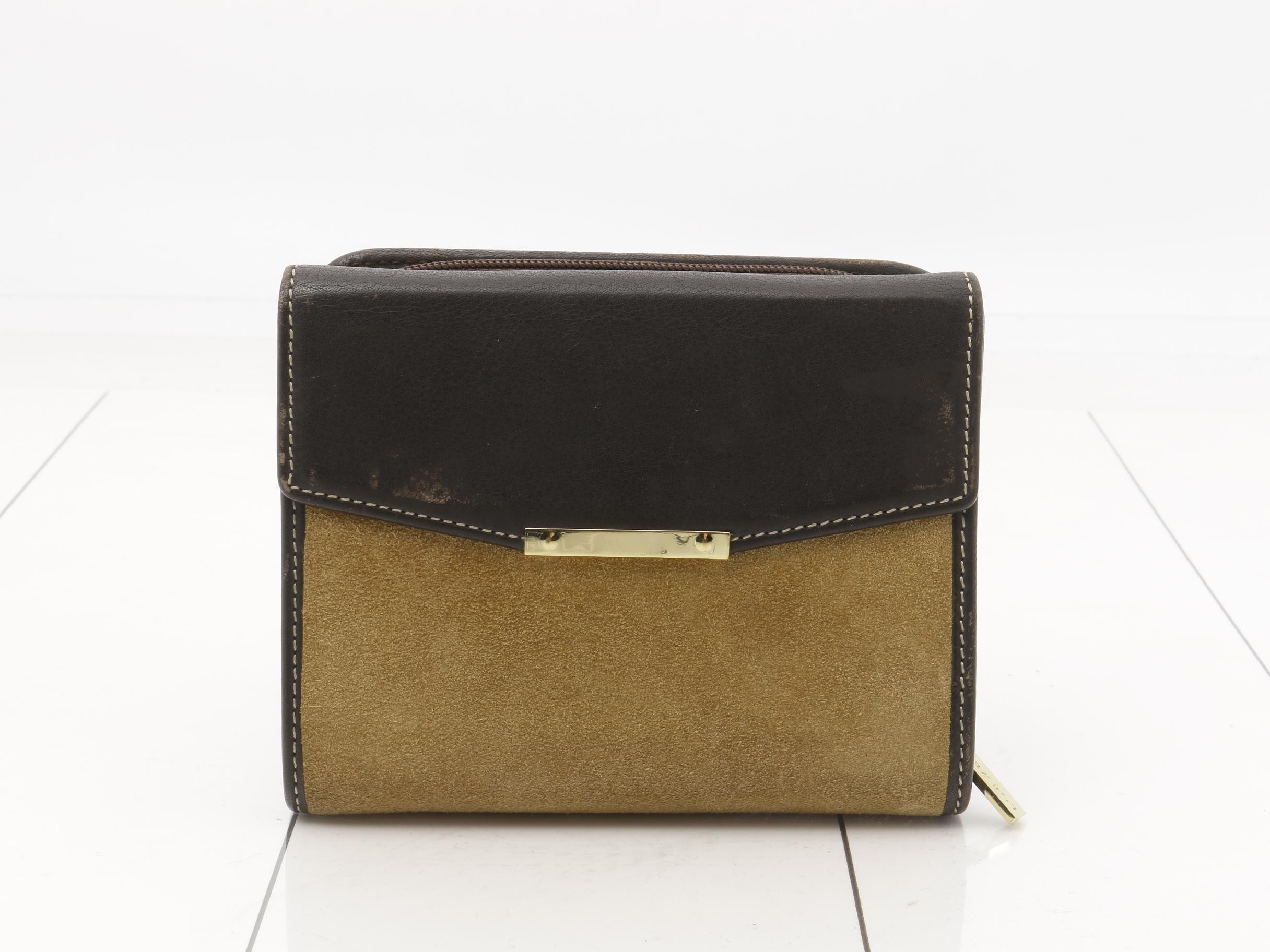 Suede Anagram Wallet — view 2