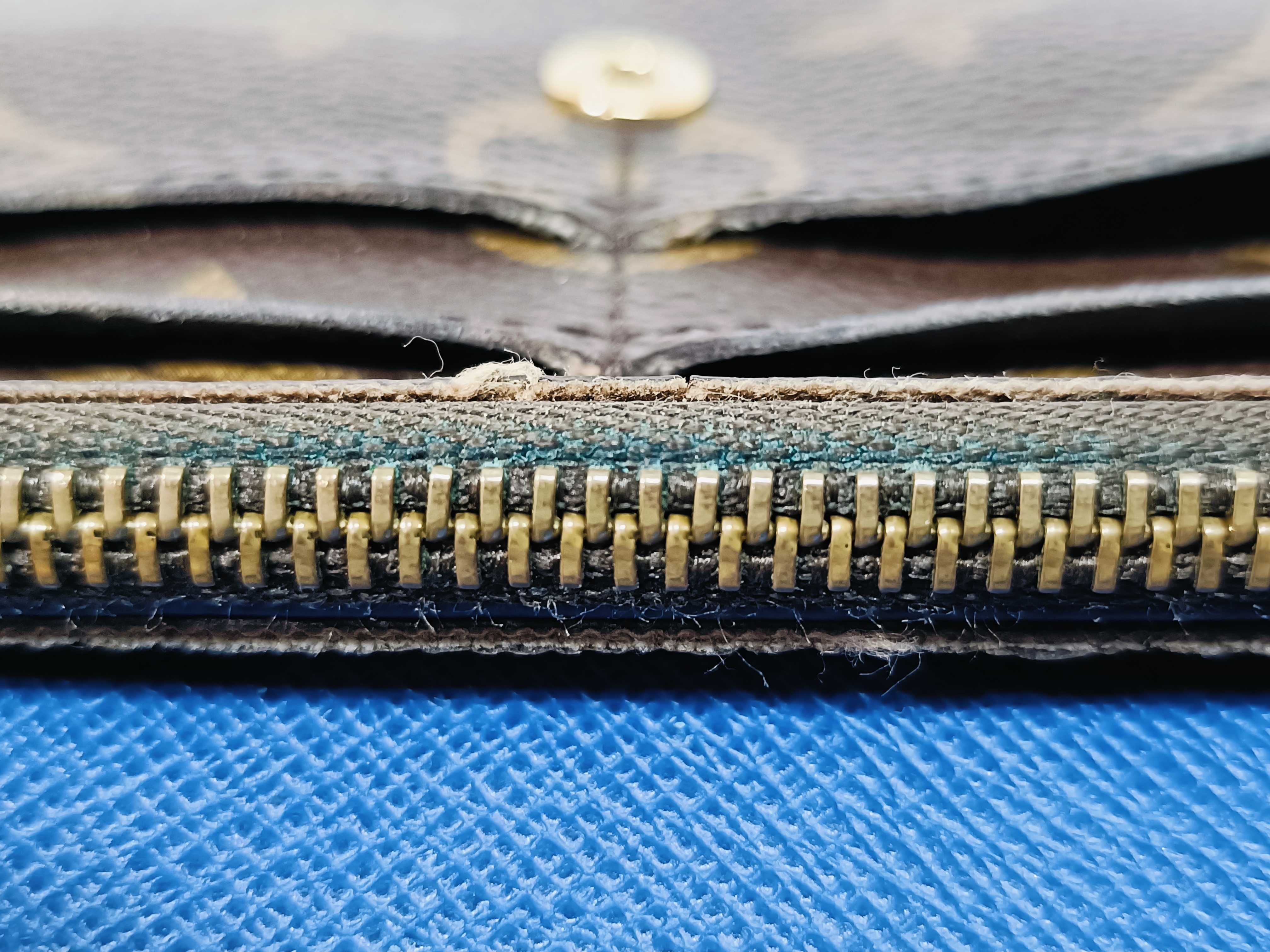 Monogram Portefeuille Emilie Blue Wallet — view 11