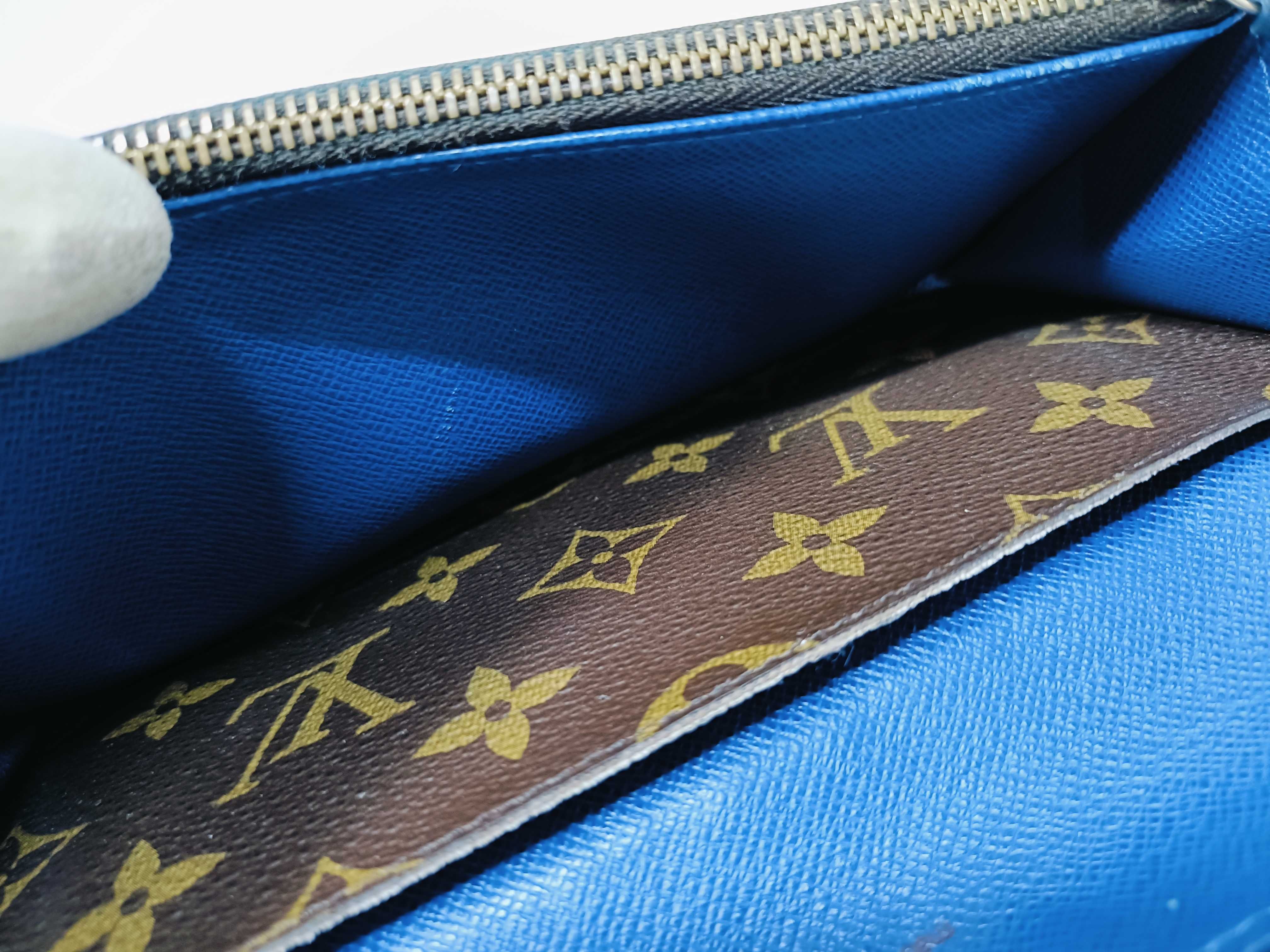 Monogram Portefeuille Emilie Blue Wallet — view 13