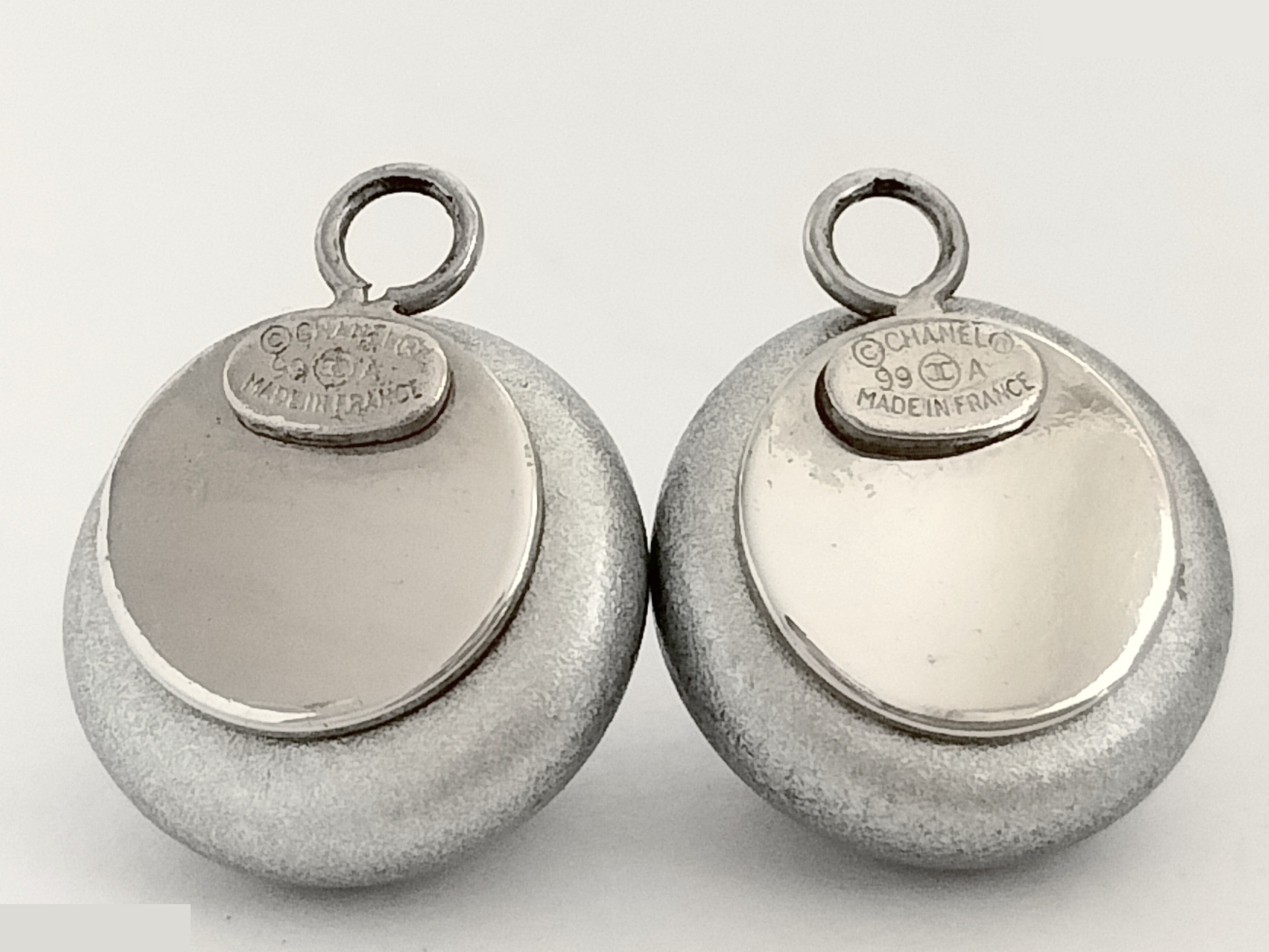 Coco Silver Hoop Earrings — view 3