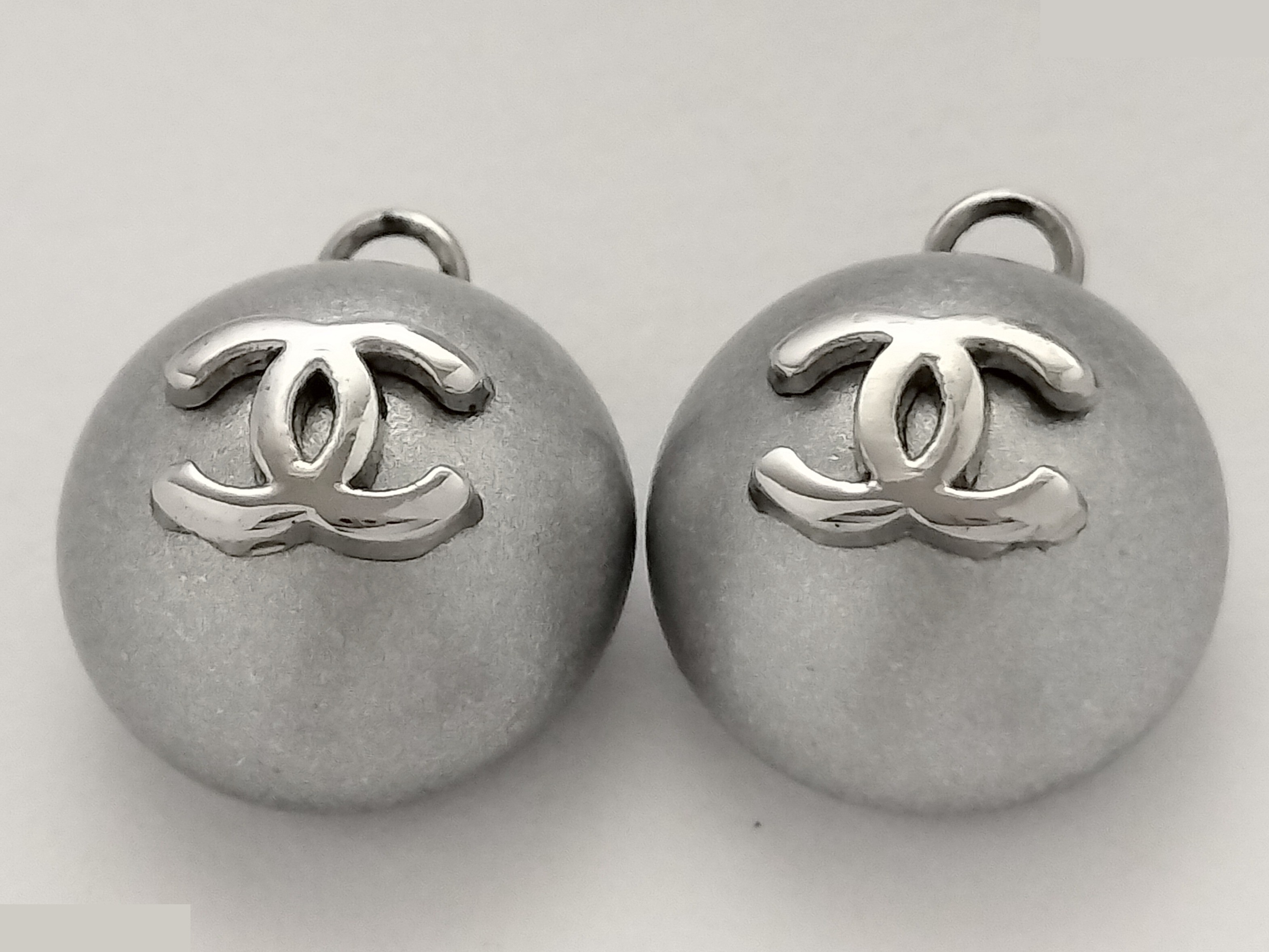 Coco Silver Hoop Earrings — view 4