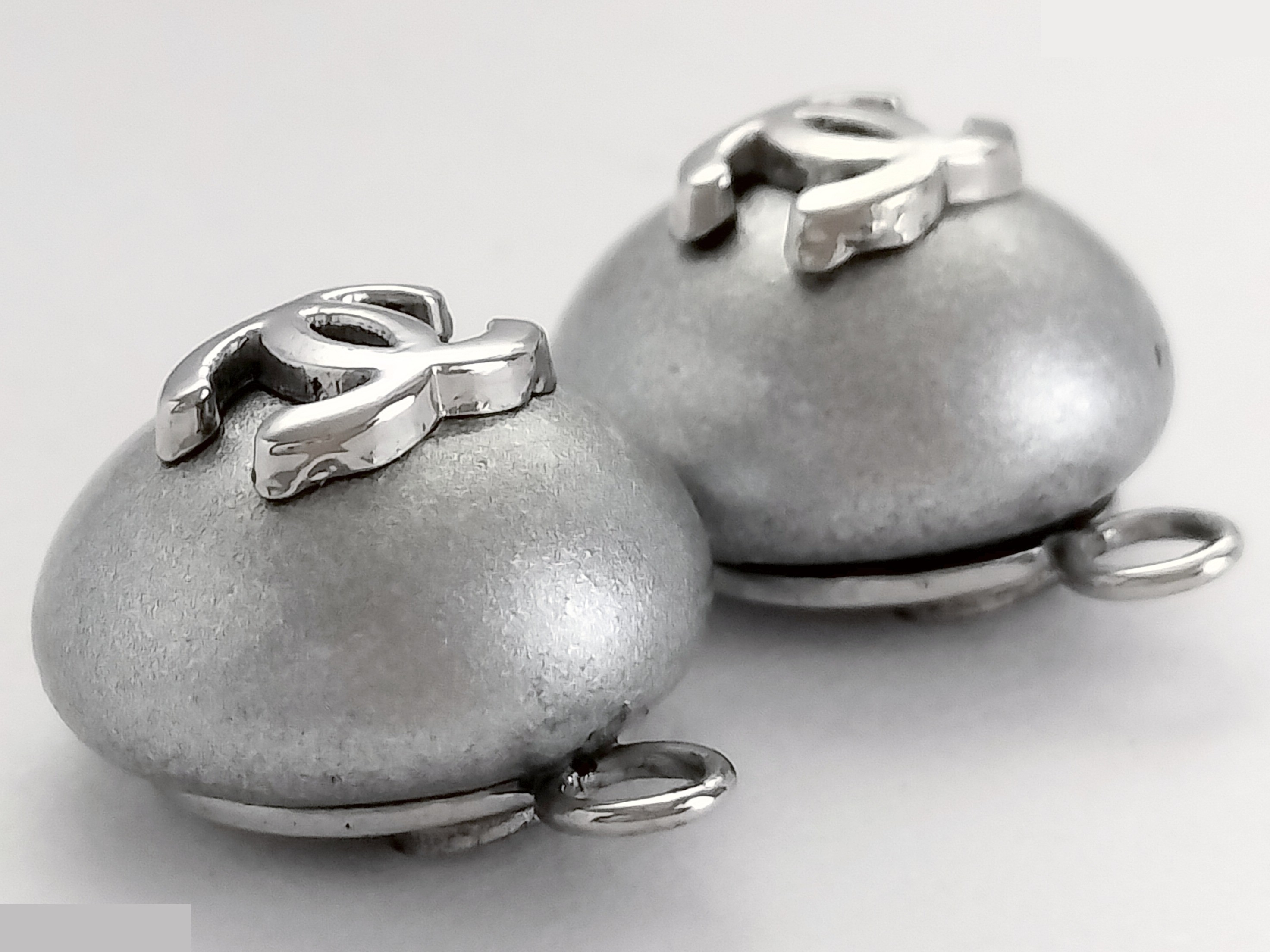Coco Silver Hoop Earrings — view 5