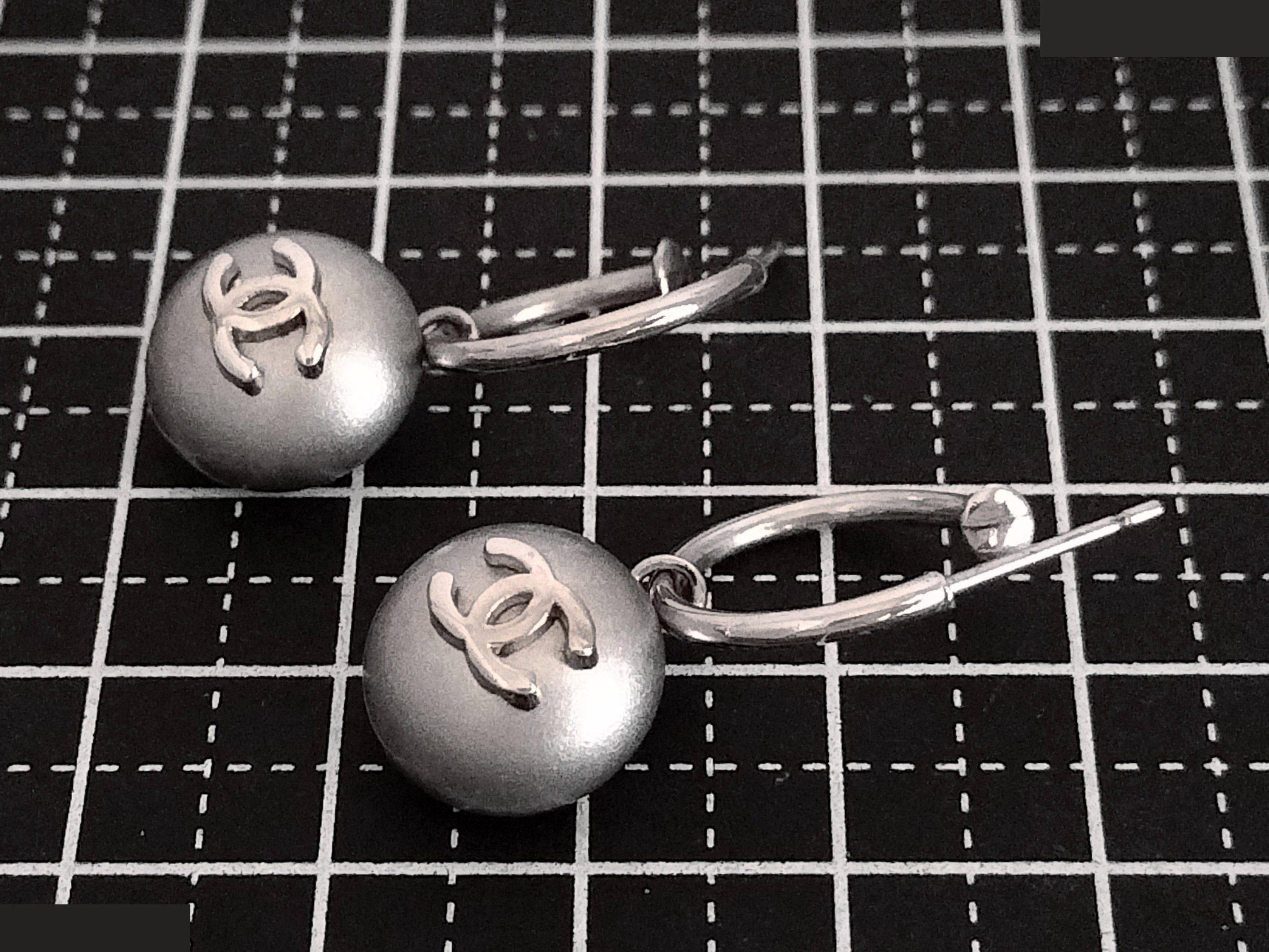 Coco Silver Hoop Earrings — view 6