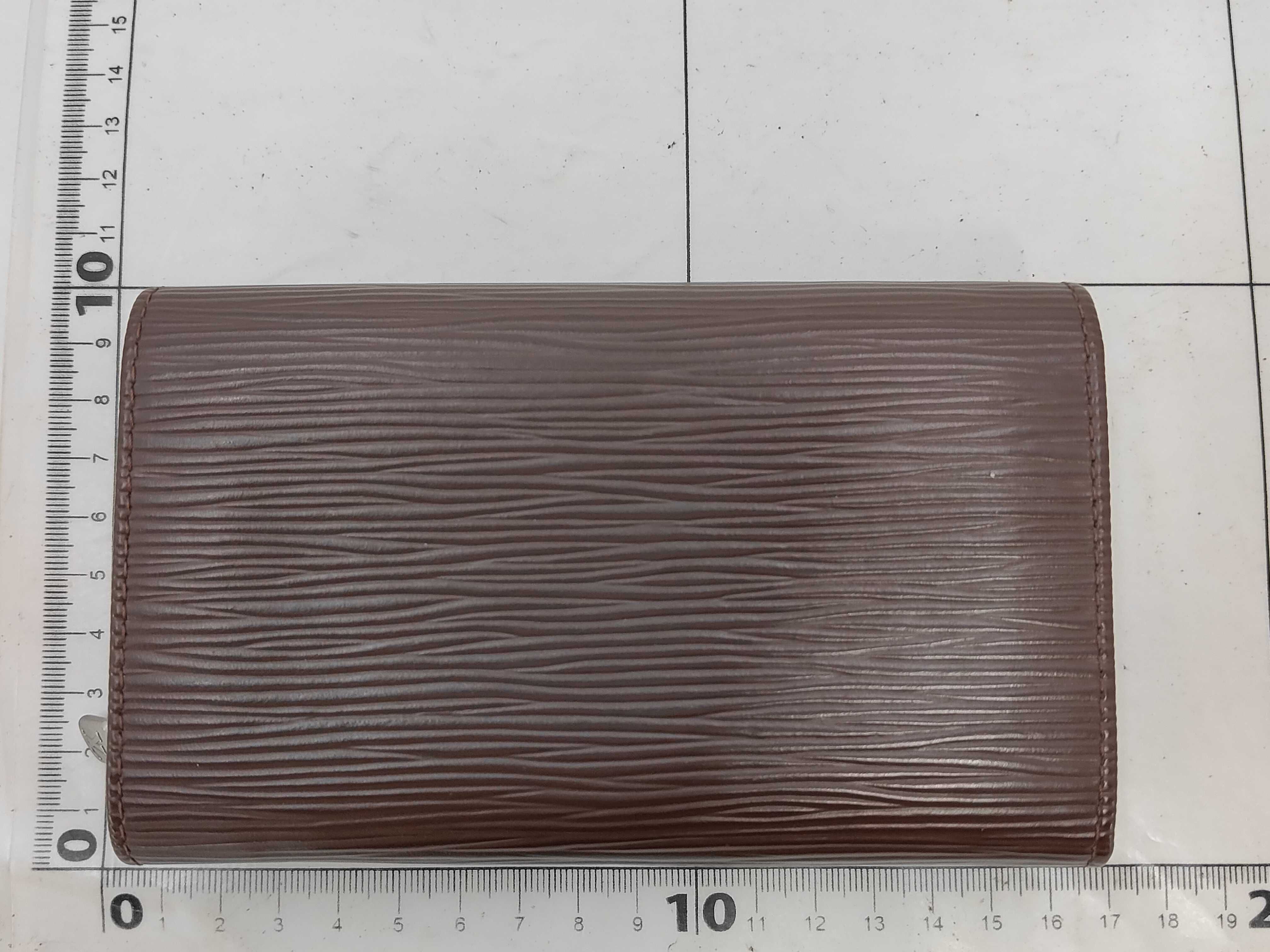 Epi Louis Vuitton Epi Portemonnaie Billet Trésor Mocha SR0033 Wallet — view 2