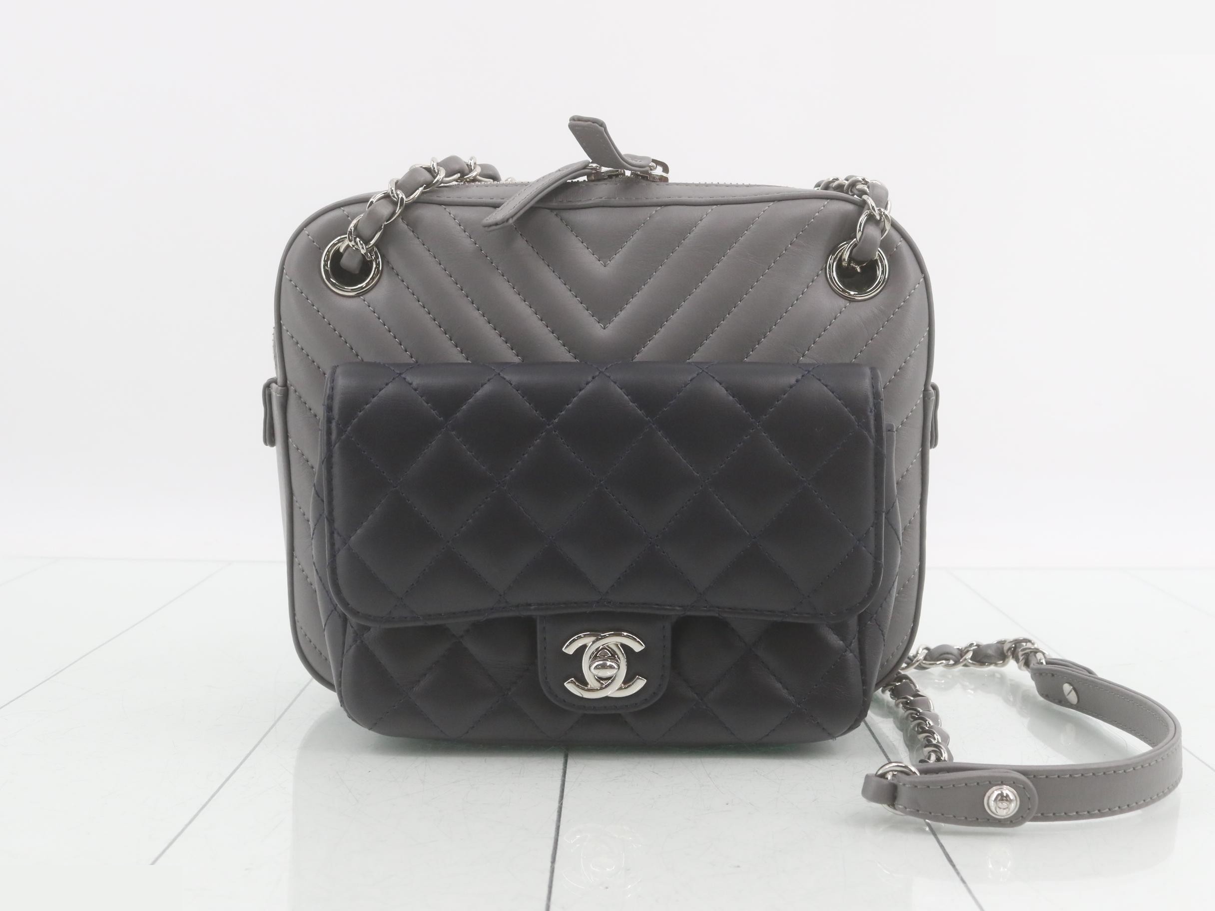 Gemini Matelassé Lambskin Shoulder Bag