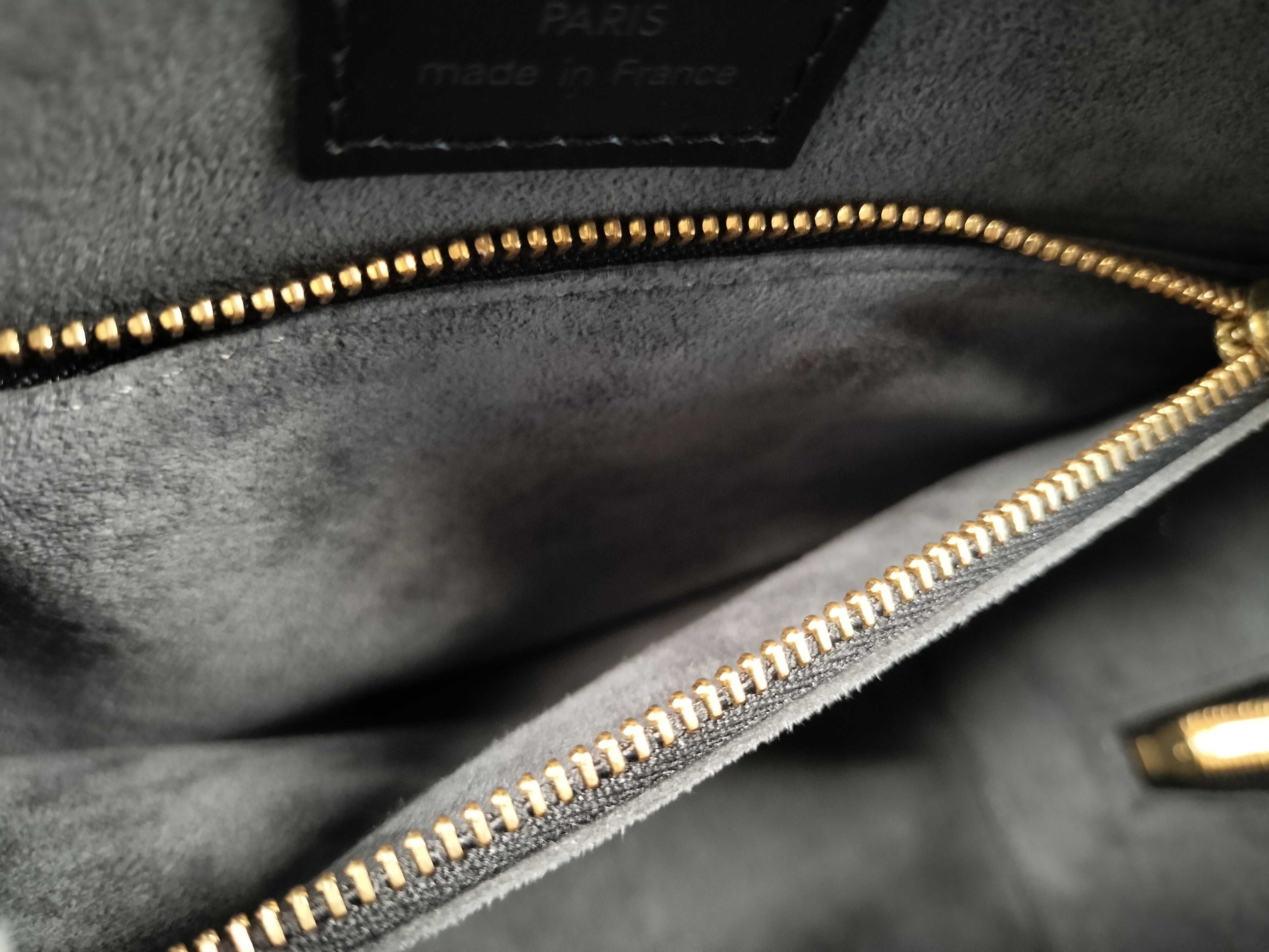 Epi Leather Handbag, Pont Neuf Noir M52052. Accessories: Dust bag. — view 12